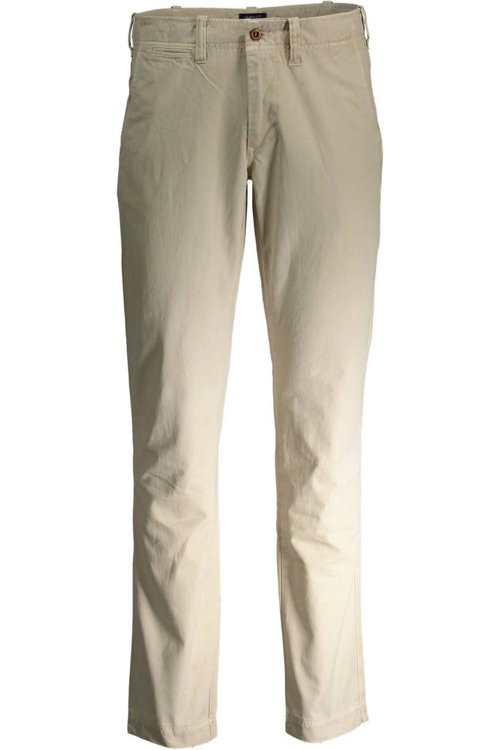 GANT MEN&#39;S TROUSERS BEIGE