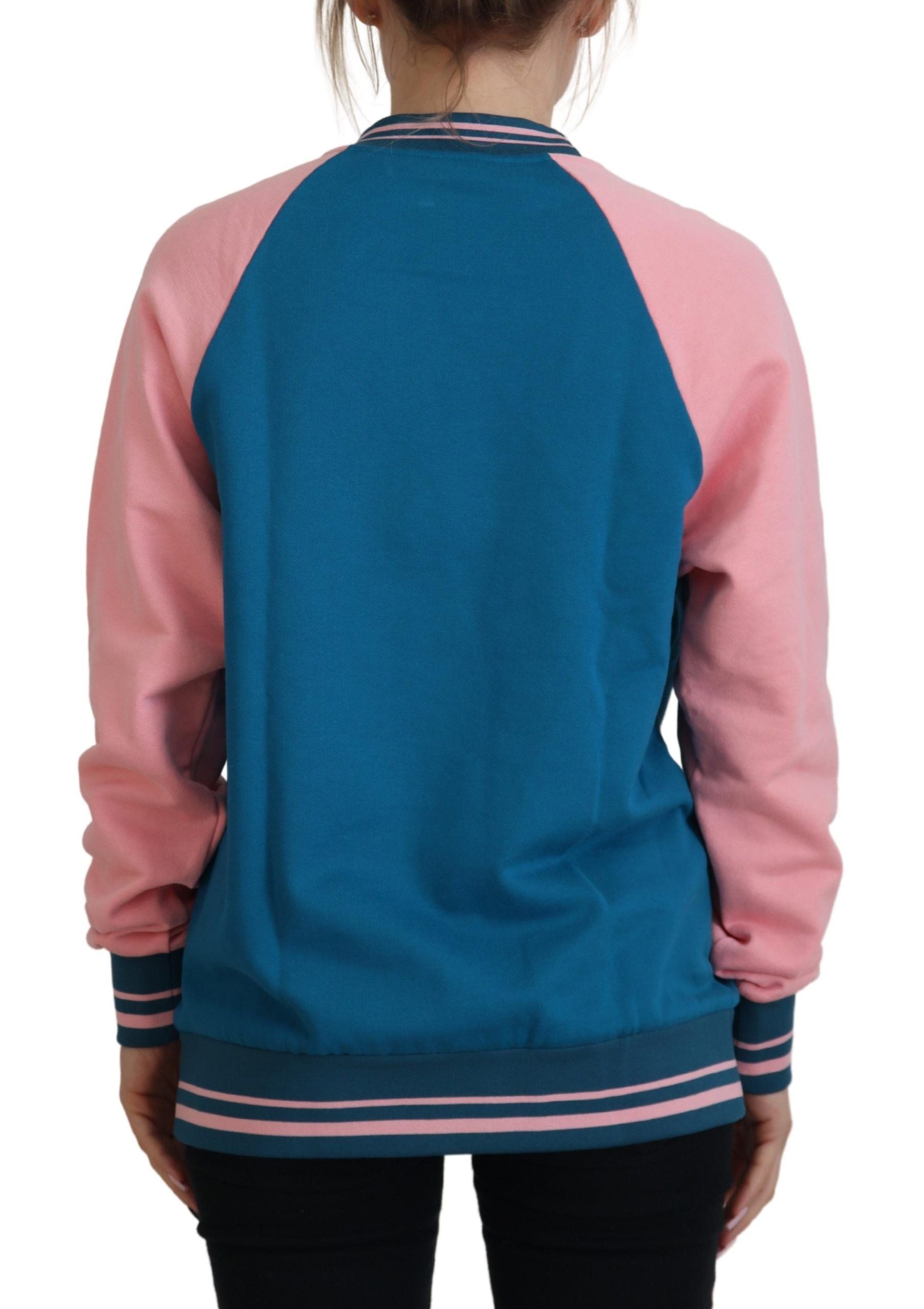 Dolce &amp; Gabbana Paillettenpullover „Tropical Queen“ aus Baumwolle
