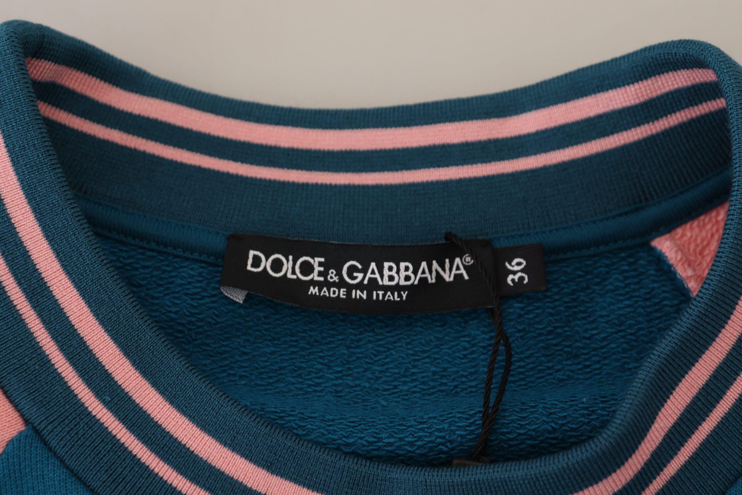 Dolce &amp; Gabbana Paillettenpullover „Tropical Queen“ aus Baumwolle