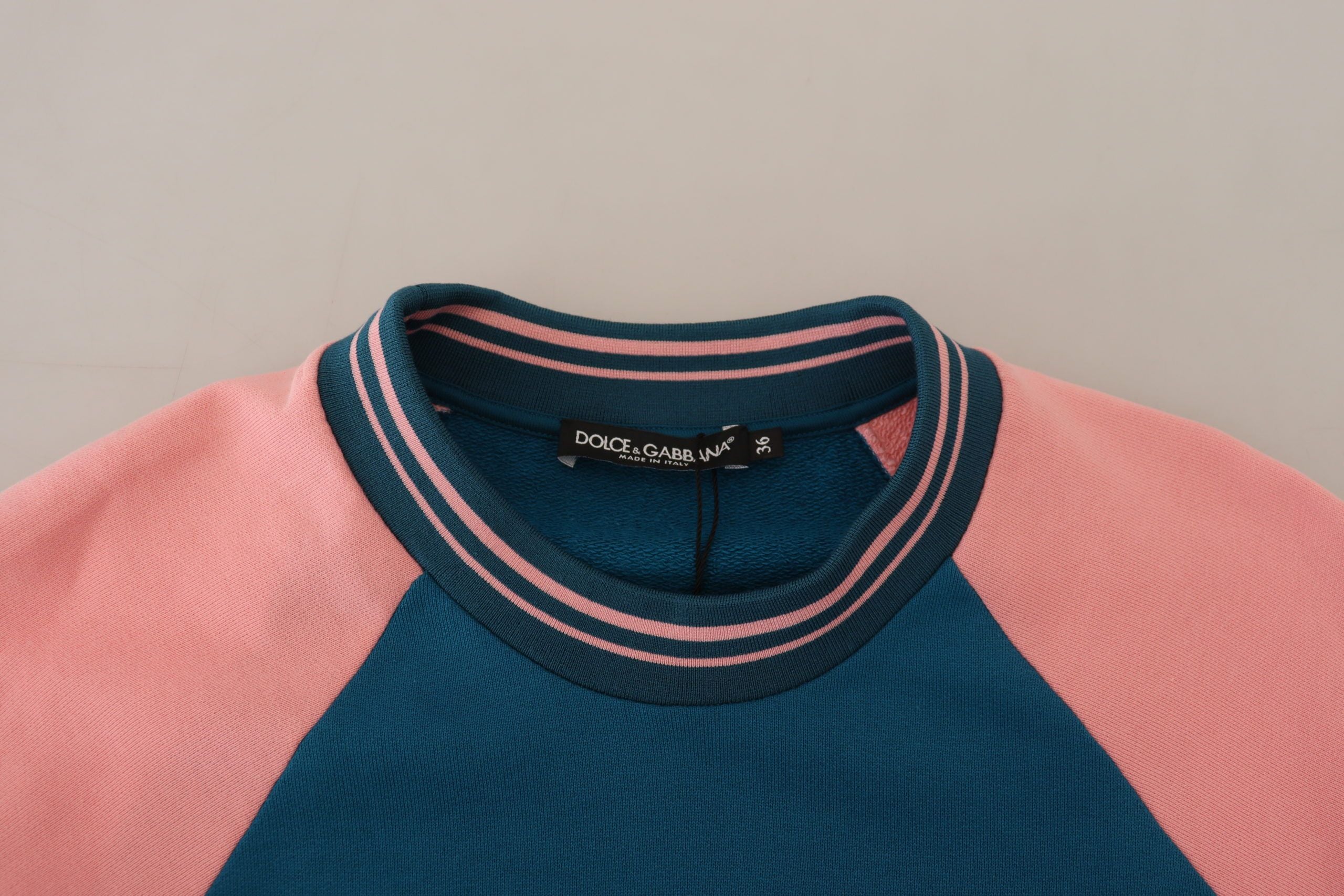 Dolce &amp; Gabbana Paillettenpullover „Tropical Queen“ aus Baumwolle