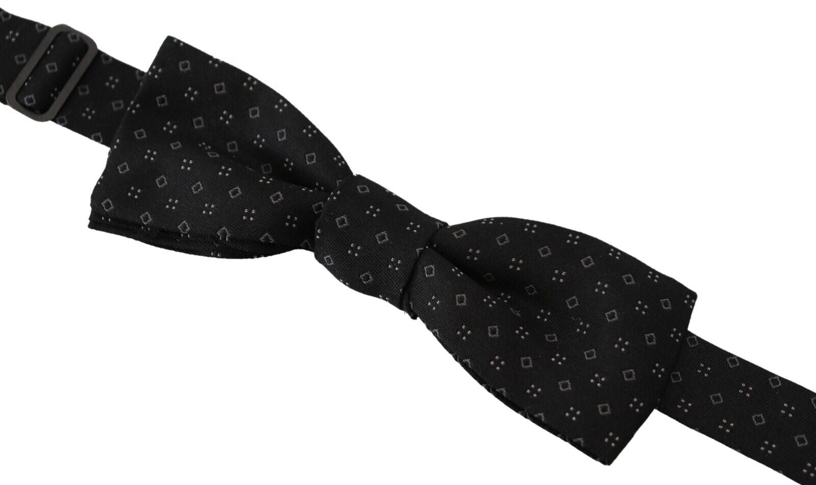 Dolce &amp; Gabbana – Elegante schwarze Seidenfliege für Herren