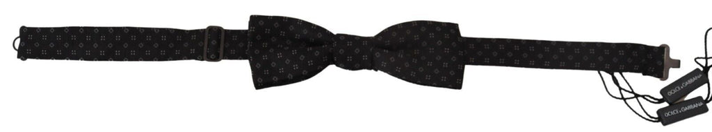Dolce &amp; Gabbana – Elegante schwarze Seidenfliege für Herren