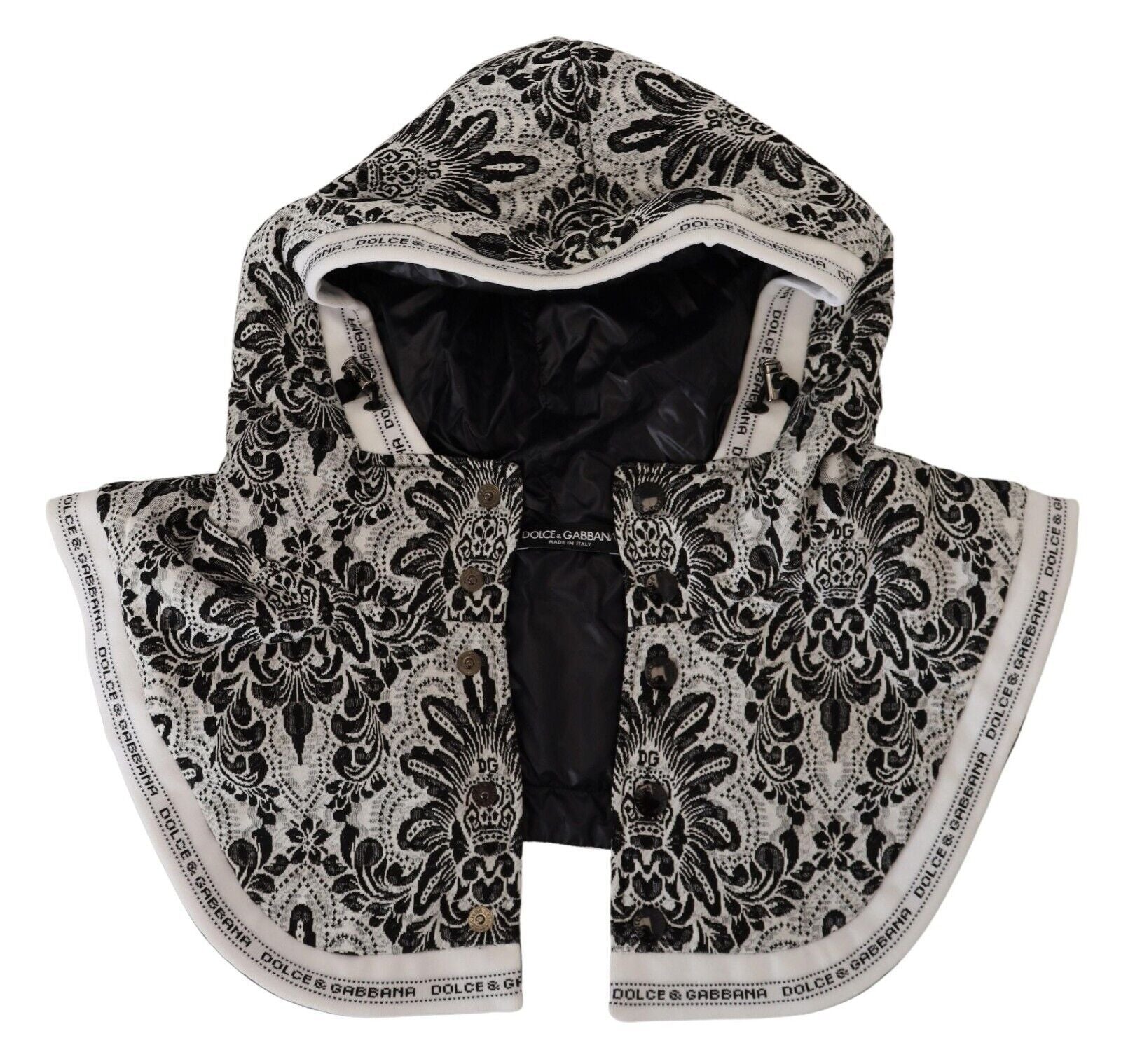 Dolce &amp; Gabbana Eleganter Wickelhut aus Baumwolle mit Blumenmuster