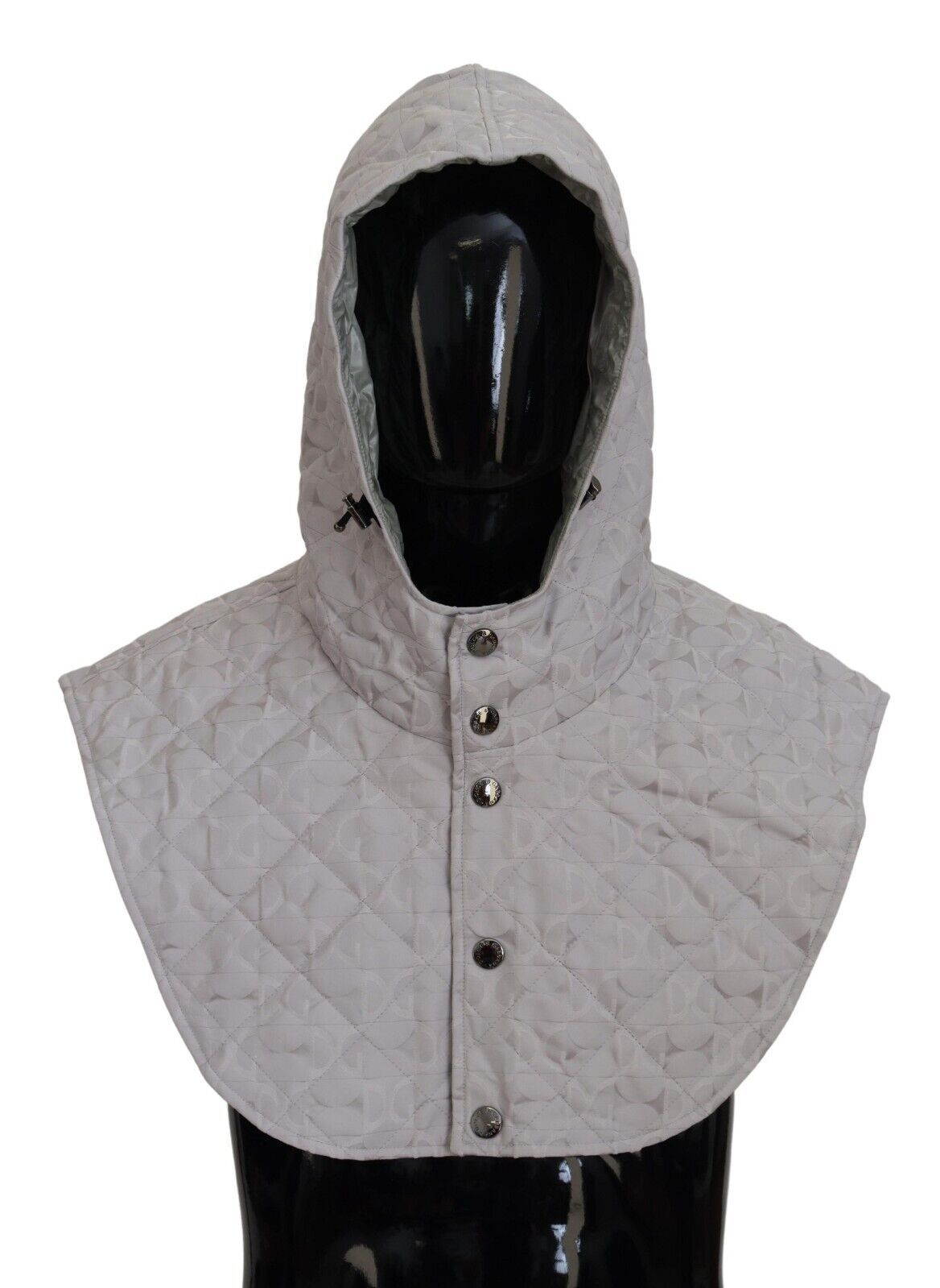 Dolce &amp; Gabbana Eleganter weißer Nylon-Wickelhut