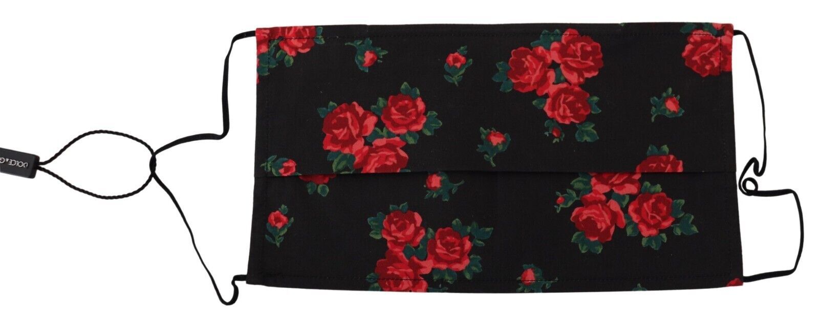 Masque facial plissé en coton à fleurs élégant Dolce &amp; Gabbana