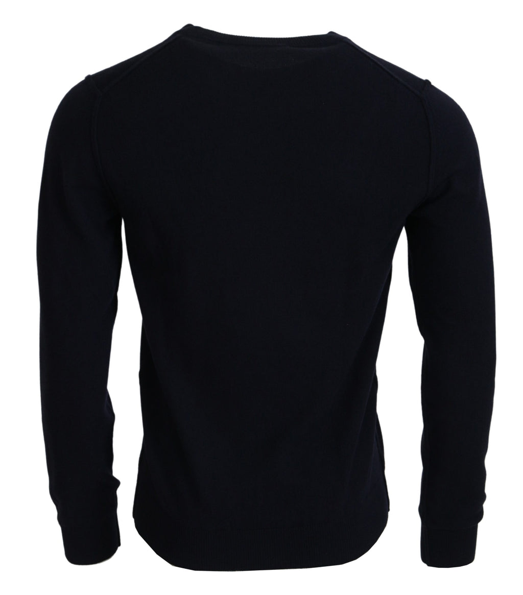 Dolce &amp; Gabbana Eleganter blauer Kaschmirpullover