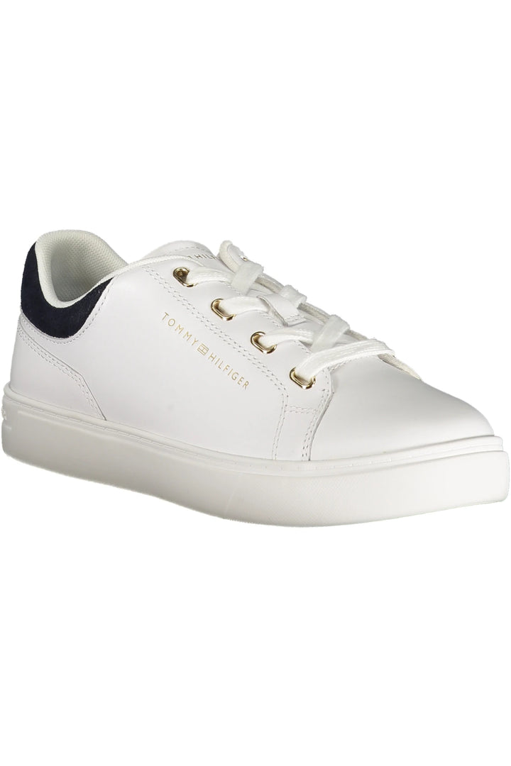 TOMMY HILFIGER WOMEN&#39;S WHITE SPORTS SHOES