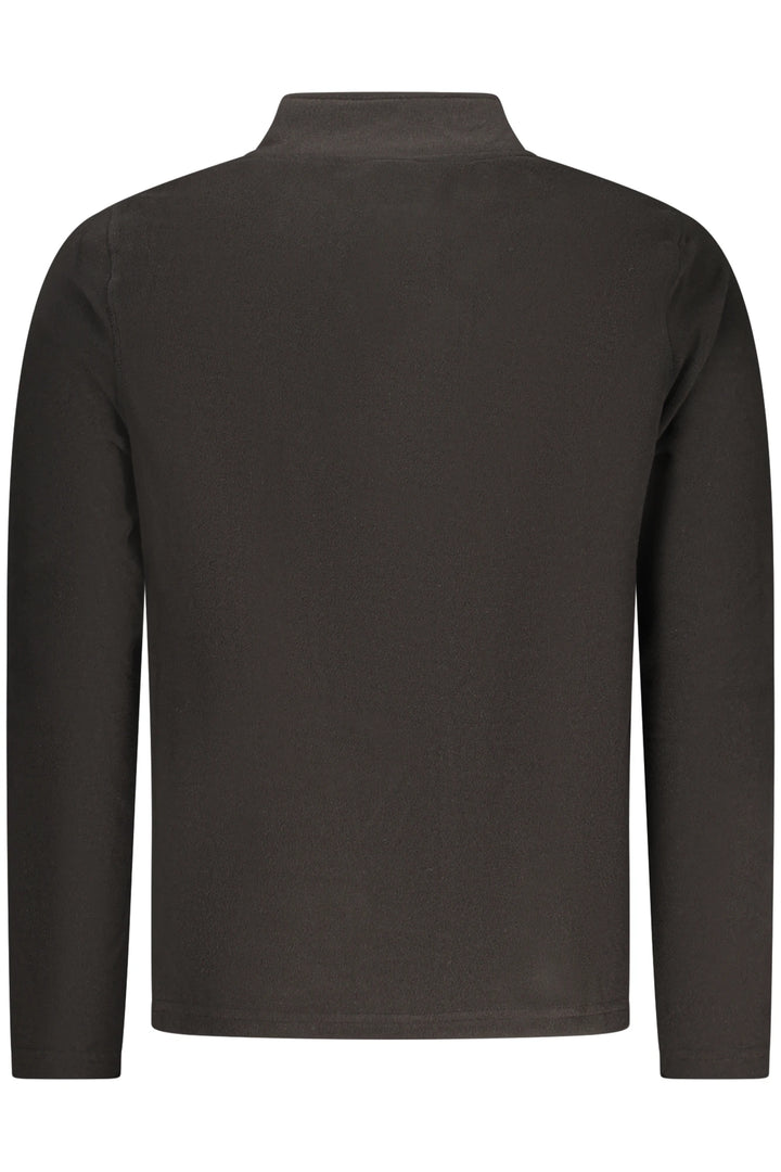 US GRAND MEN&#39;S BLACK ZIP-UP SWEATSHIRT