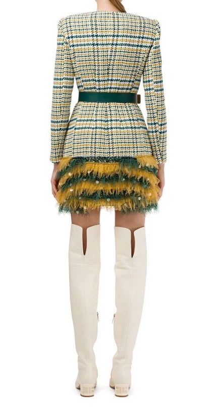 Elisabetta Franchi Dress Green Woman