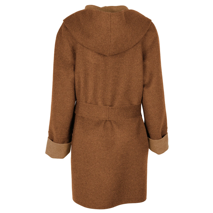 Loro Piana Fabric Coats Brown Woman