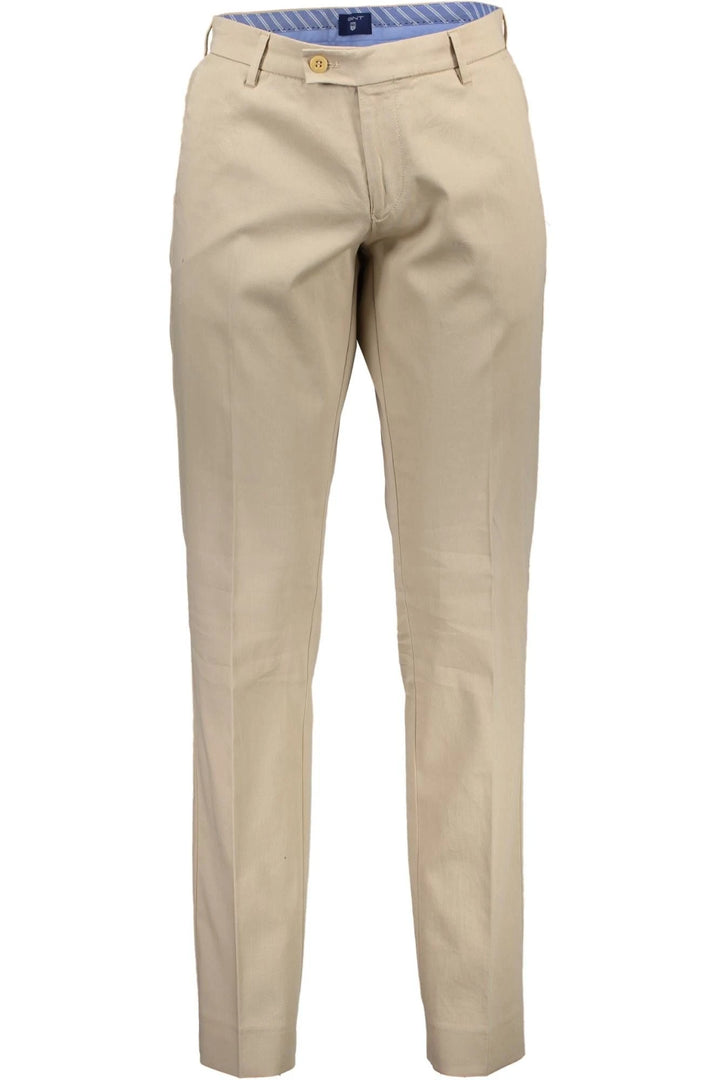 GANT MEN&#39;S TROUSERS BEIGE