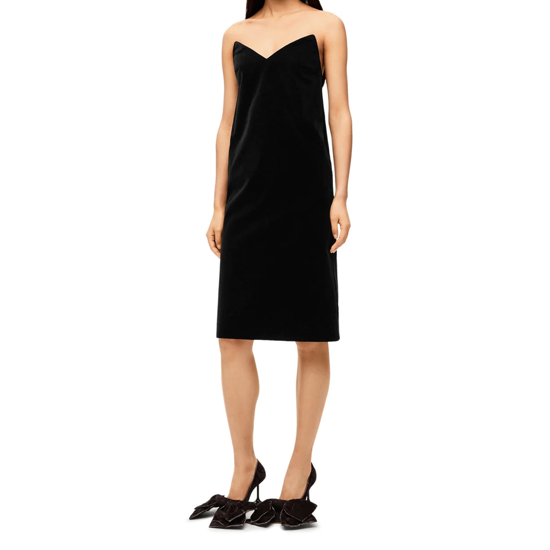 Loewe Bustier Velvet Dress – Siebentaschen
