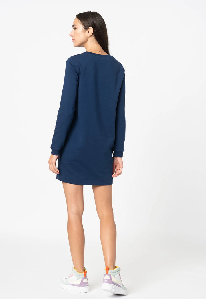 Love Moschino Dress Blue Woman