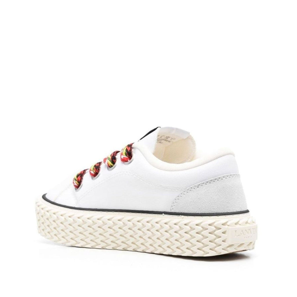 Lanvin Cotton Lace-Up Sneakers