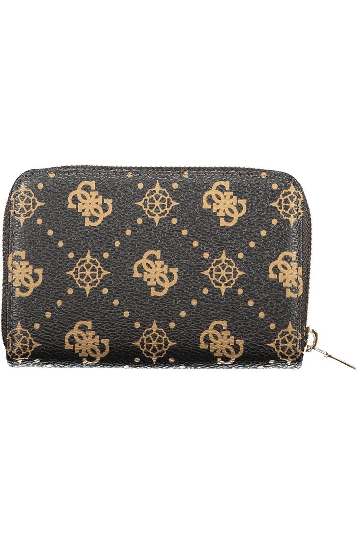 GUESS JEANS WOMEN&#39;S BROWN WALLET