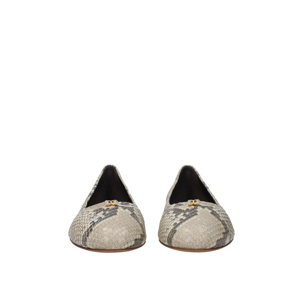Ballerines plates Chloè Python Marcie