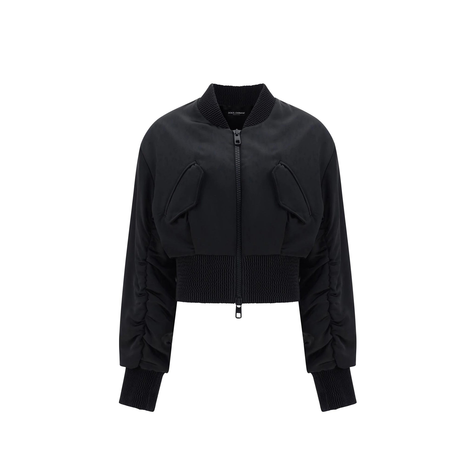Dolce & Gabbana Cropped Bomber Jacket