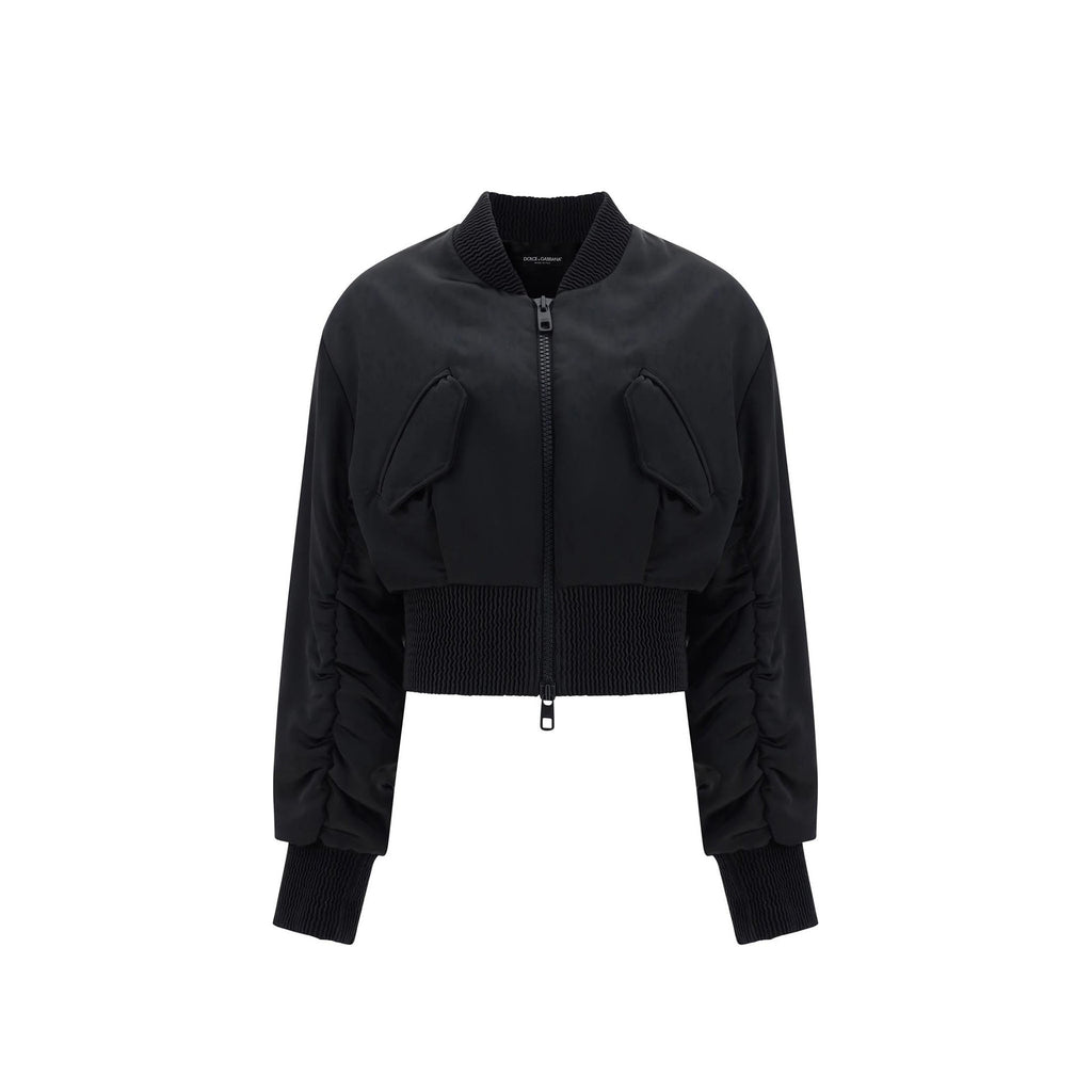 Dolce & Gabbana Cropped Bomber Jacket – Siebentaschen