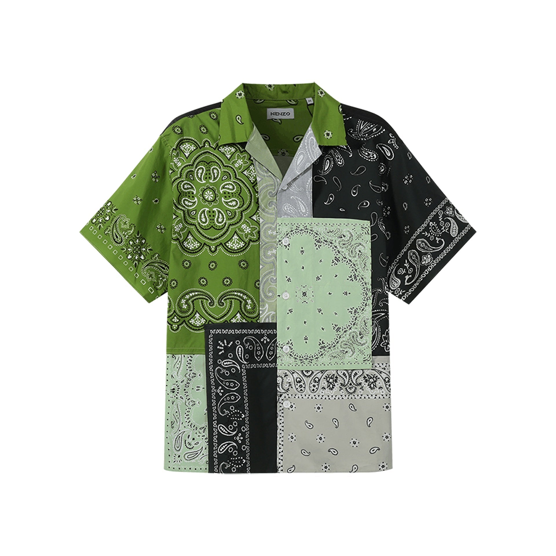 Kenzo Patchwork Cotton Shirt