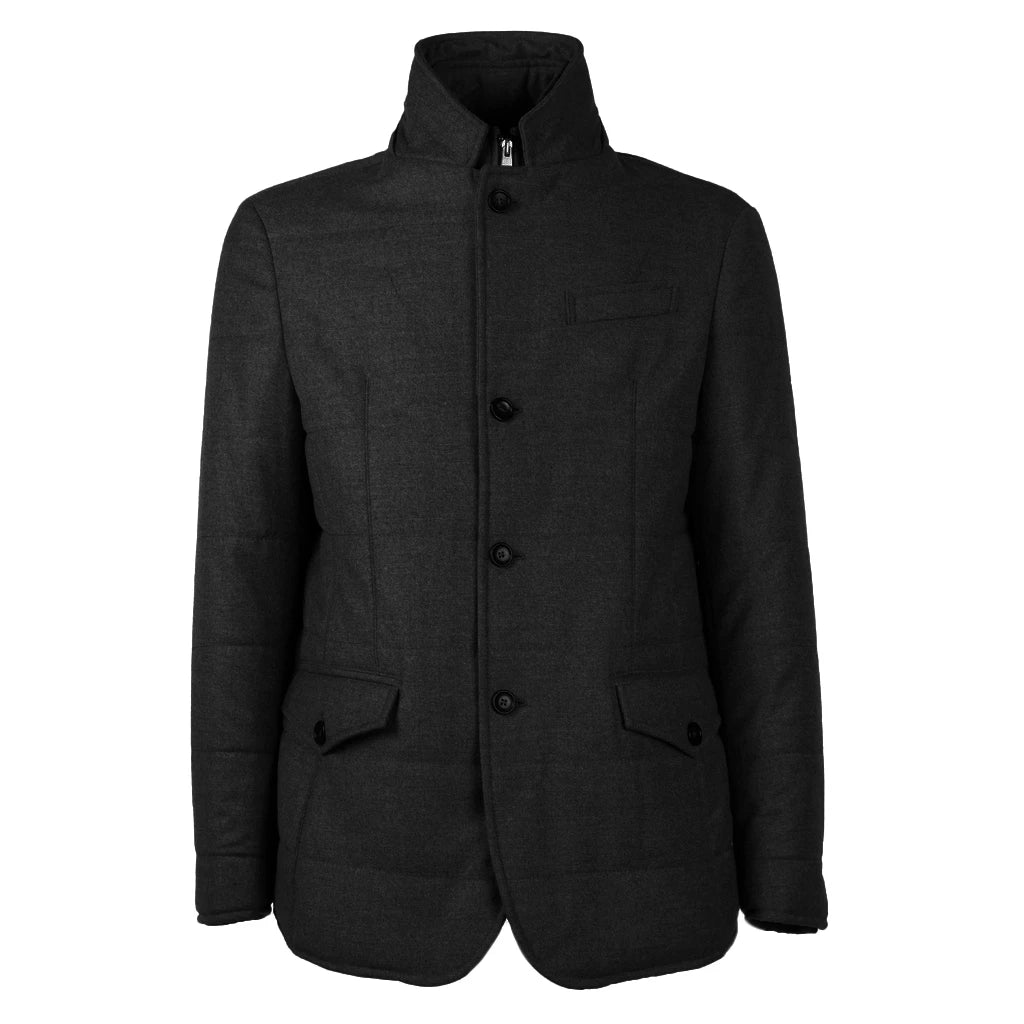 Loro Piana Fabric Jackets Black Man