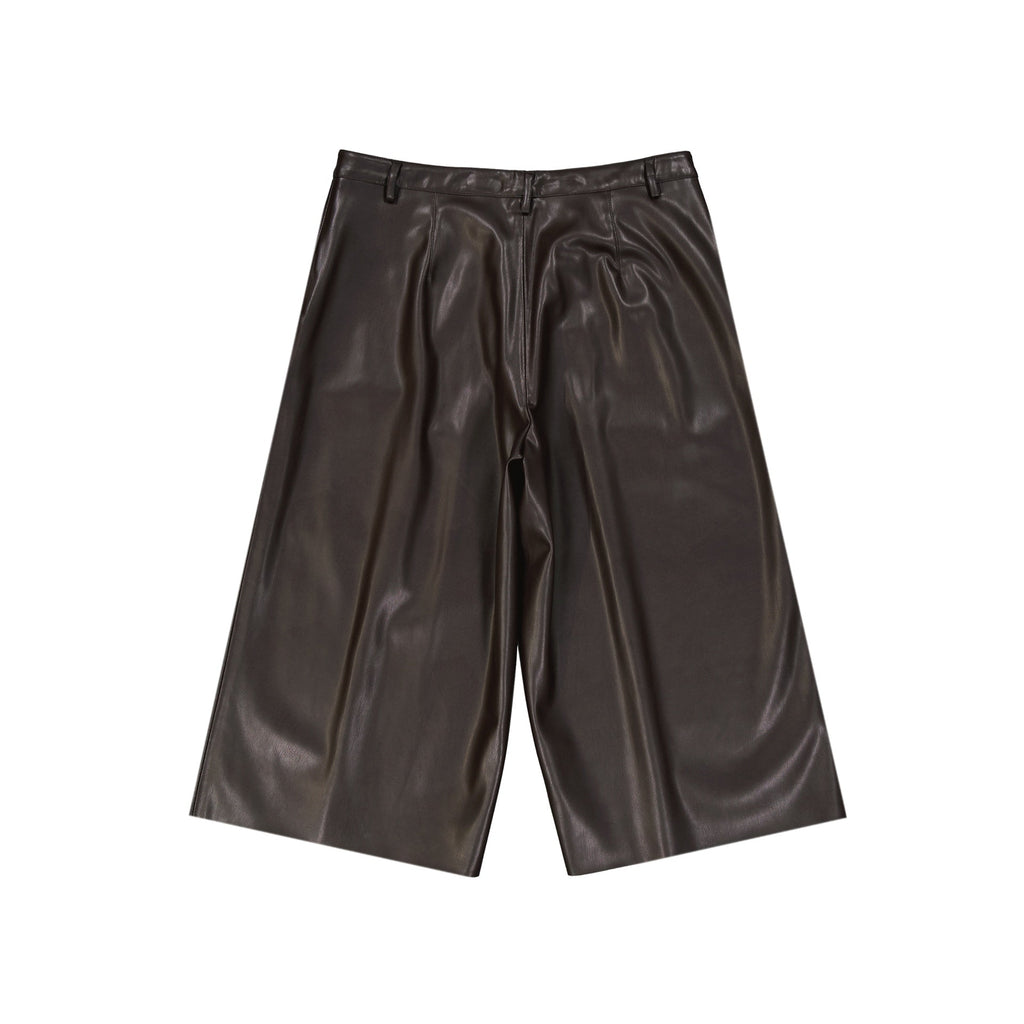 Blanca Vita Faux Leather Shorts