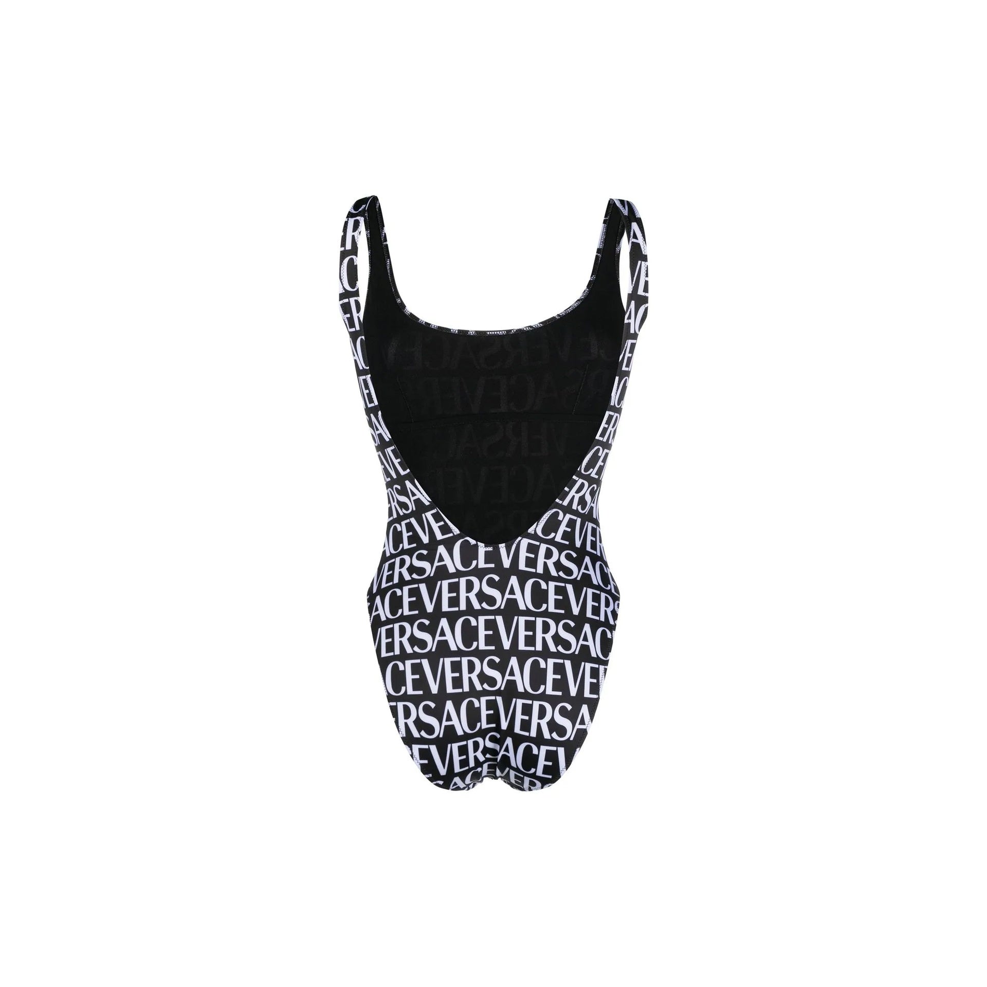 Versace All-Over Logo One-Piece Swimsuit