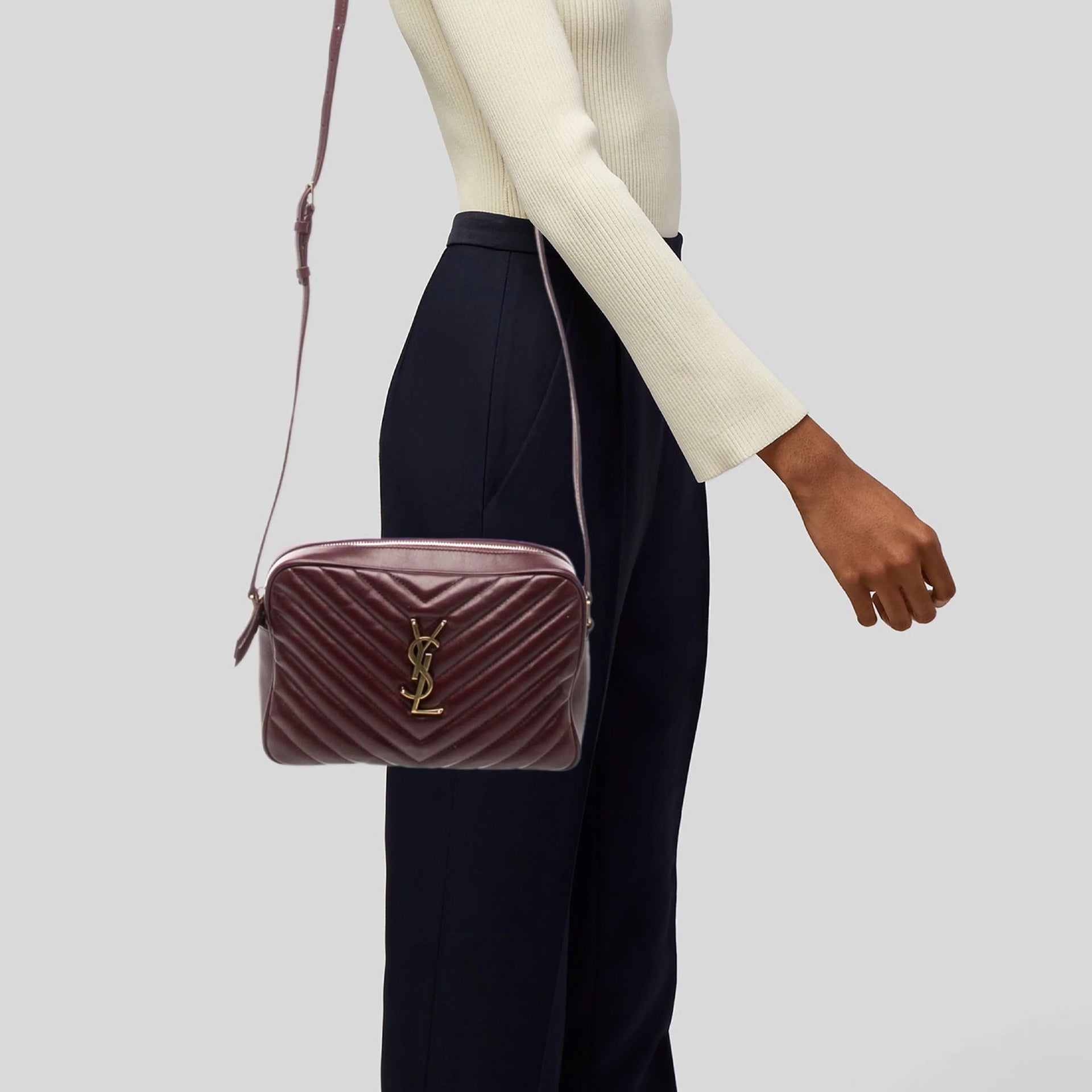 Saint Laurent Medium Lou Camera Shoulder Bag