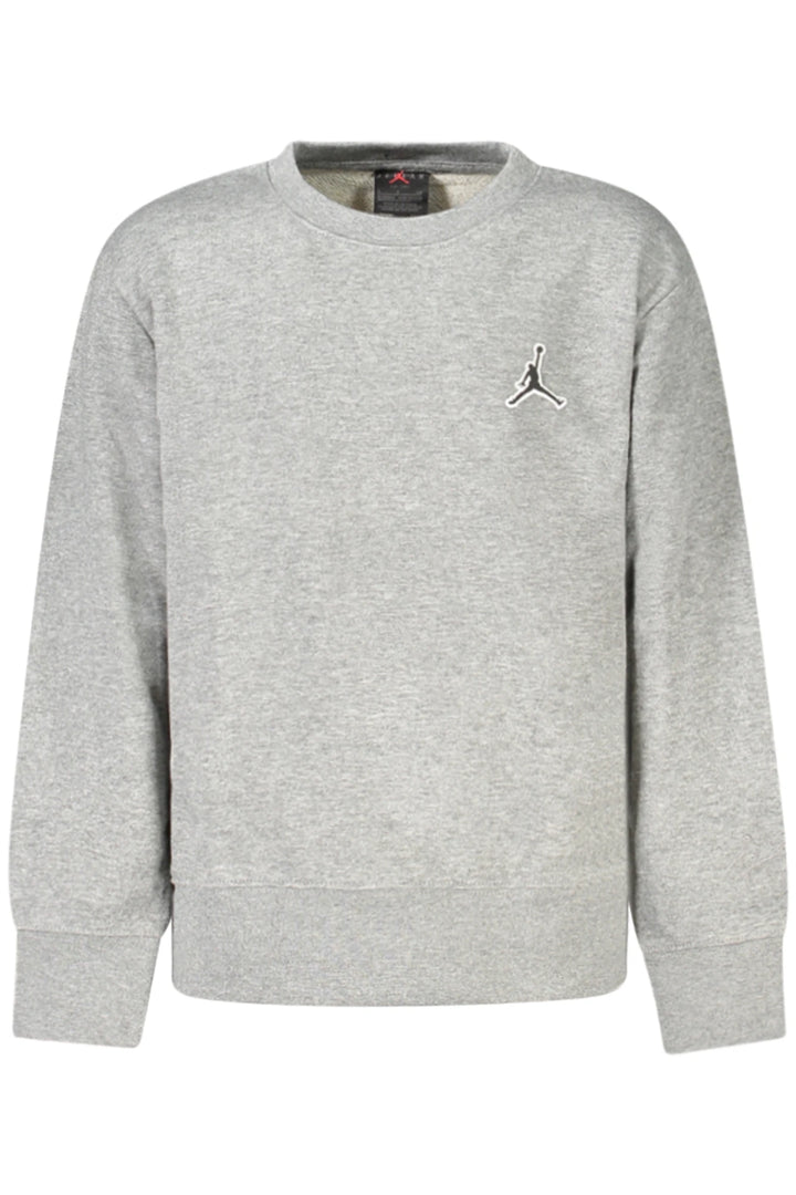 JORDAN MEN&#39;S GRAY ZIP-UP SWEATSHIRT