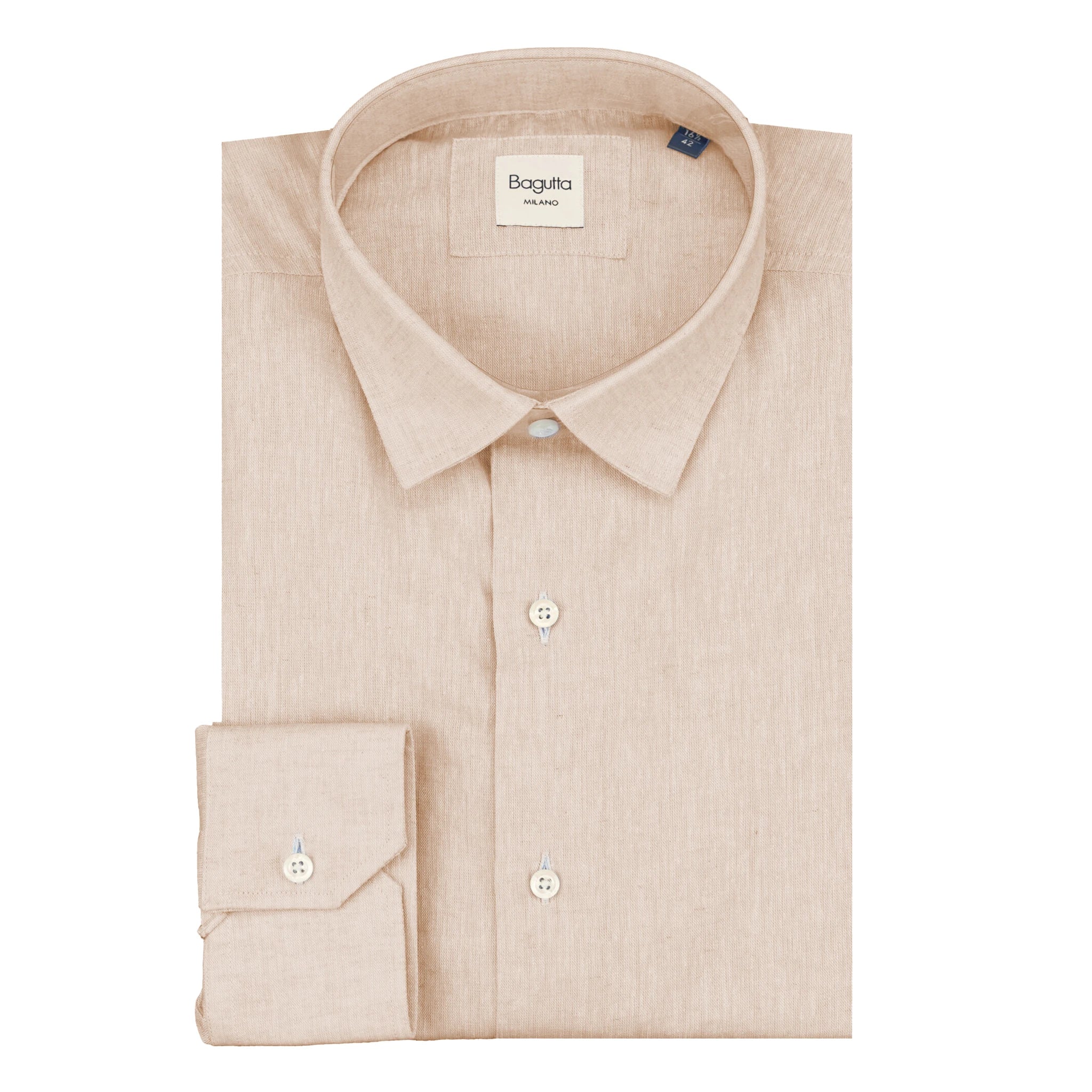 Bagutta Shirts Beige Man