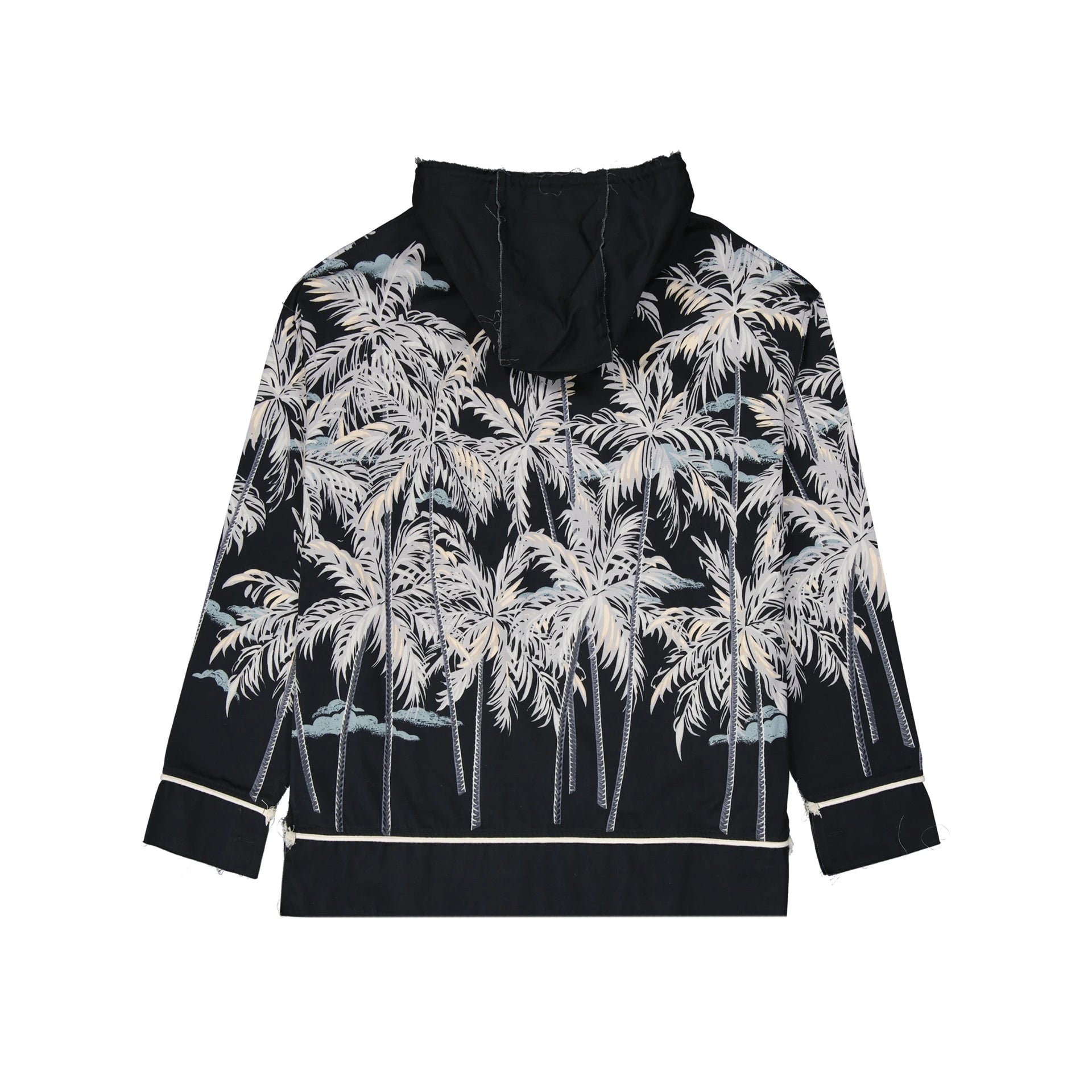 Palm Angels Hooded Printed Shirt