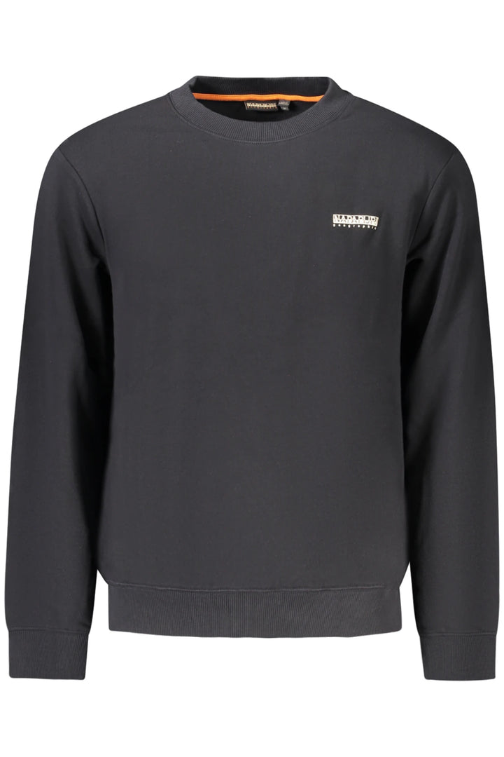 NAPAPIJRI MEN&#39;S BLACK ZIP-UP SWEATSHIRT