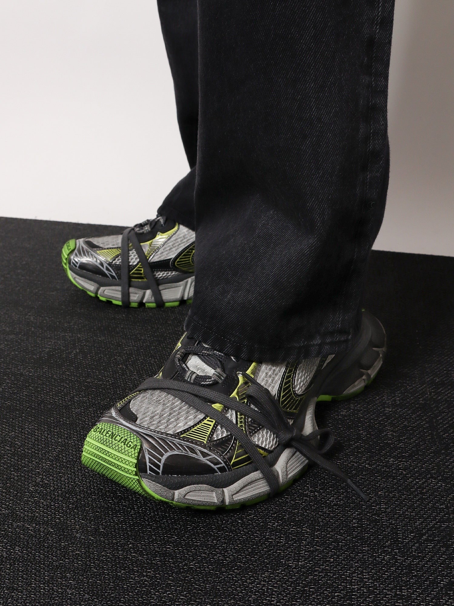 Balenciaga 3xl mesh and polyurethane sneakers