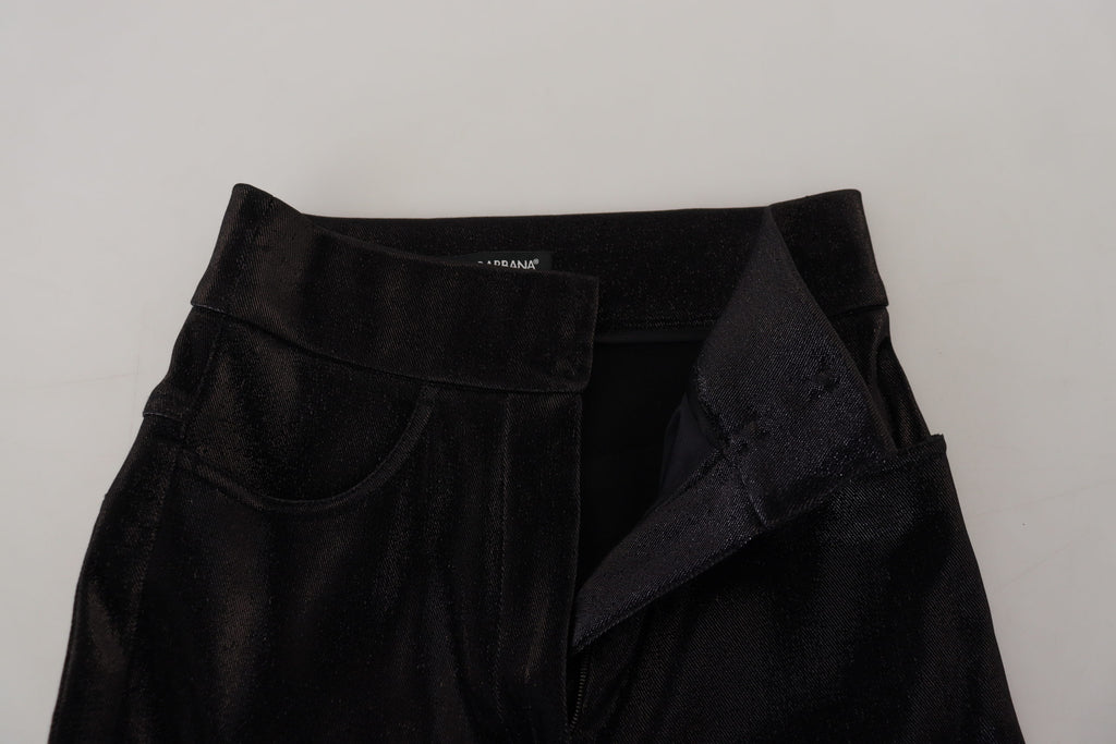 Dolce &amp; Gabbana Elegante schwarze Jeanshose – Tailored Fit