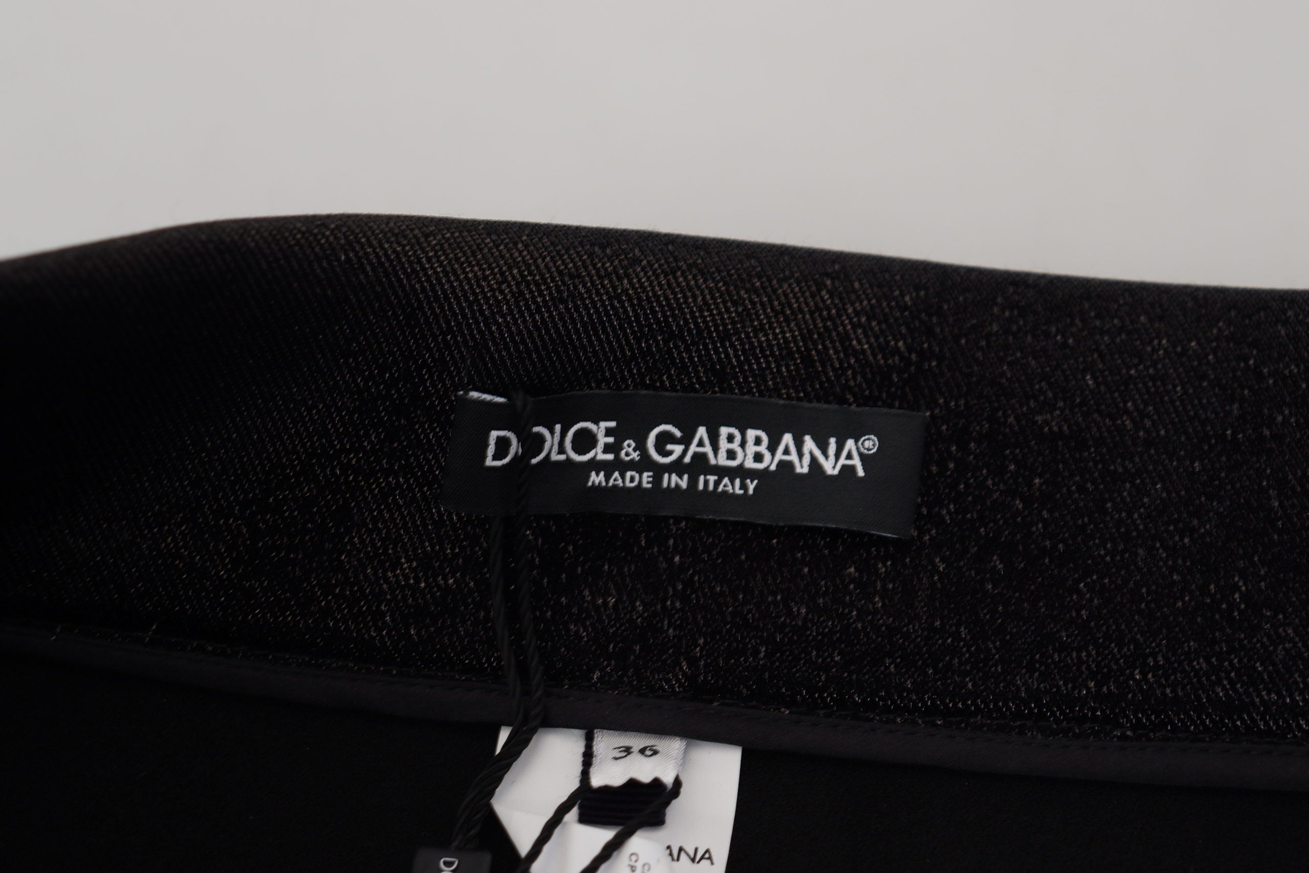 Dolce &amp; Gabbana Elegante schwarze Jeanshose – Tailored Fit