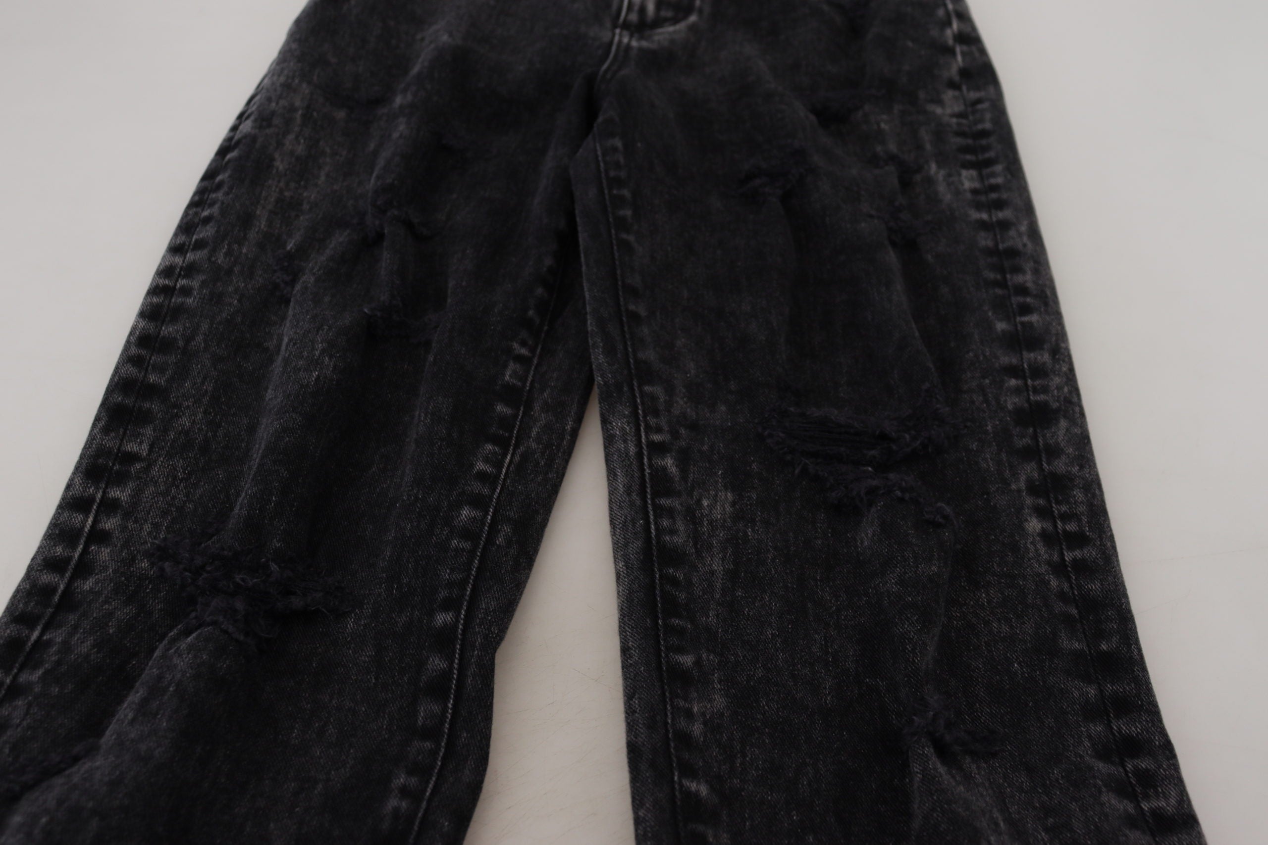 Dolce &amp; Gabbana Elegante schwarze Jeanshose