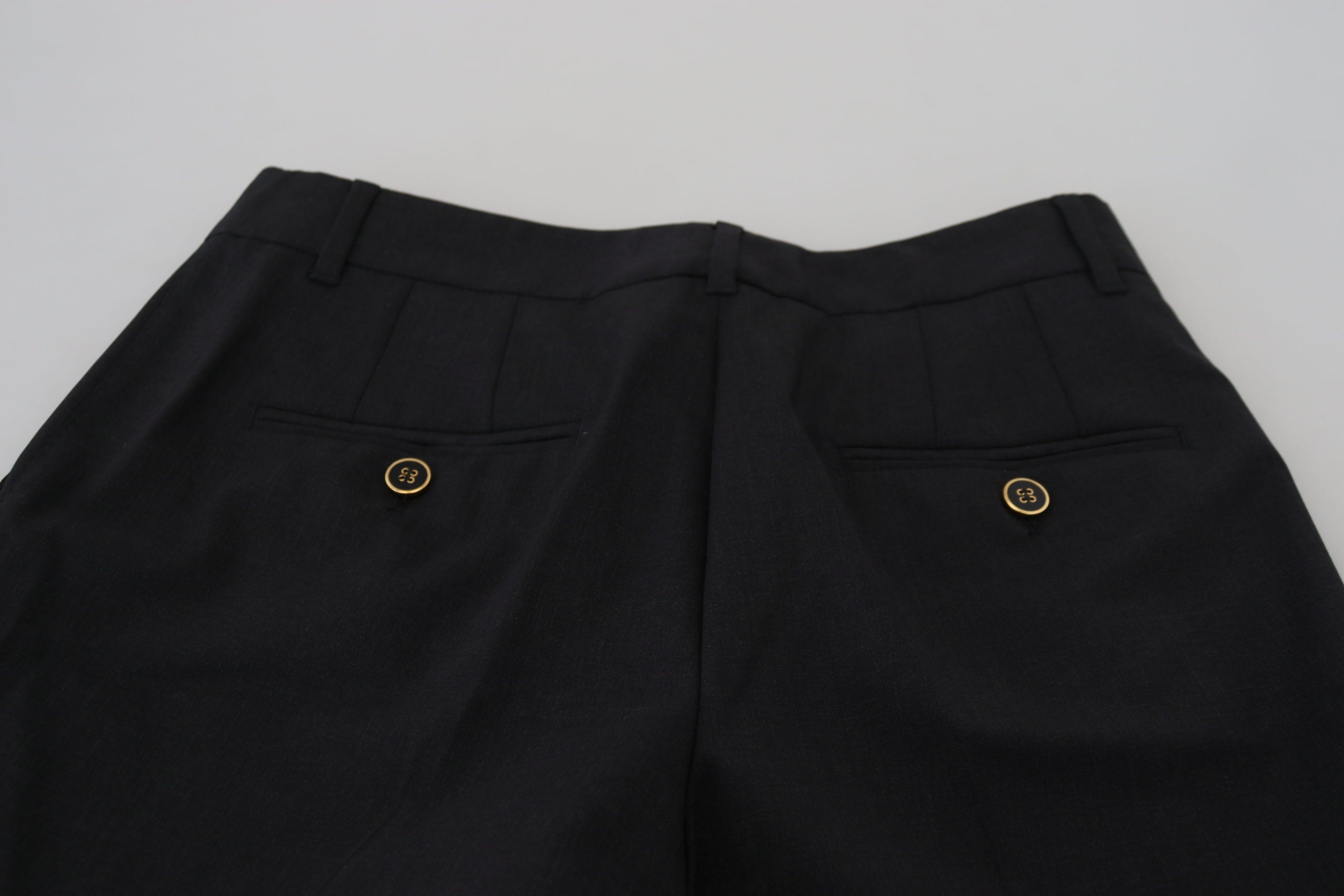 Dolce &amp; Gabbana Schicke Hose aus grauer Wollmischung für gehobenen Stil
