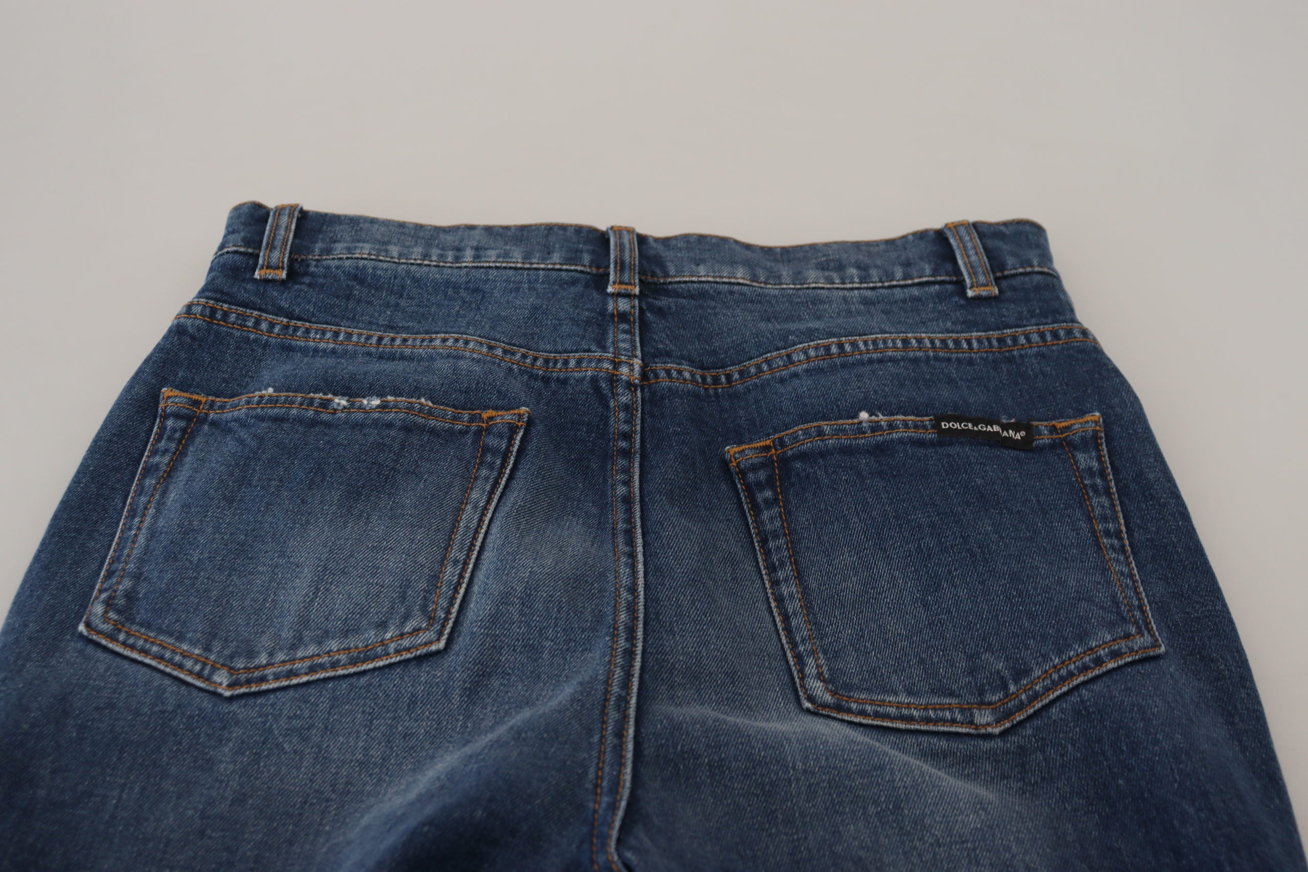 Dolce &amp; Gabbana Elegante blaue Jeanshose – Tailored Fit