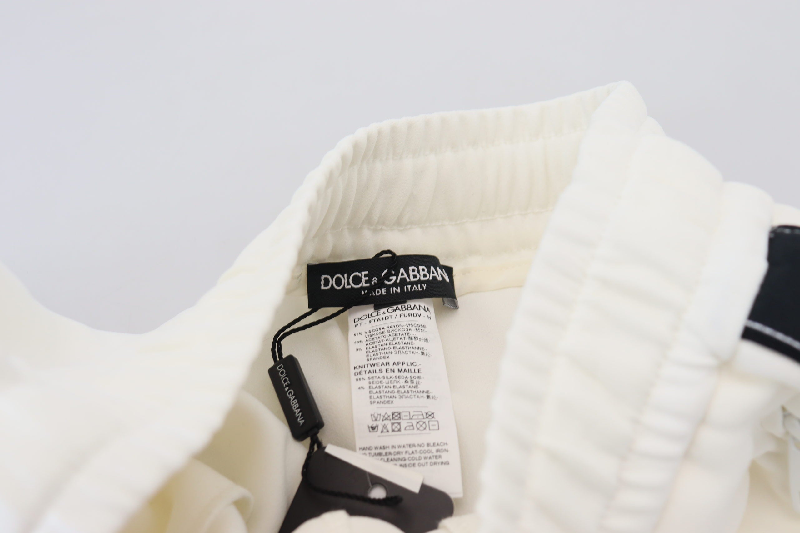 Dolce &amp; Gabbana Schicke weiße Jogginghose für erhöhten Komfort