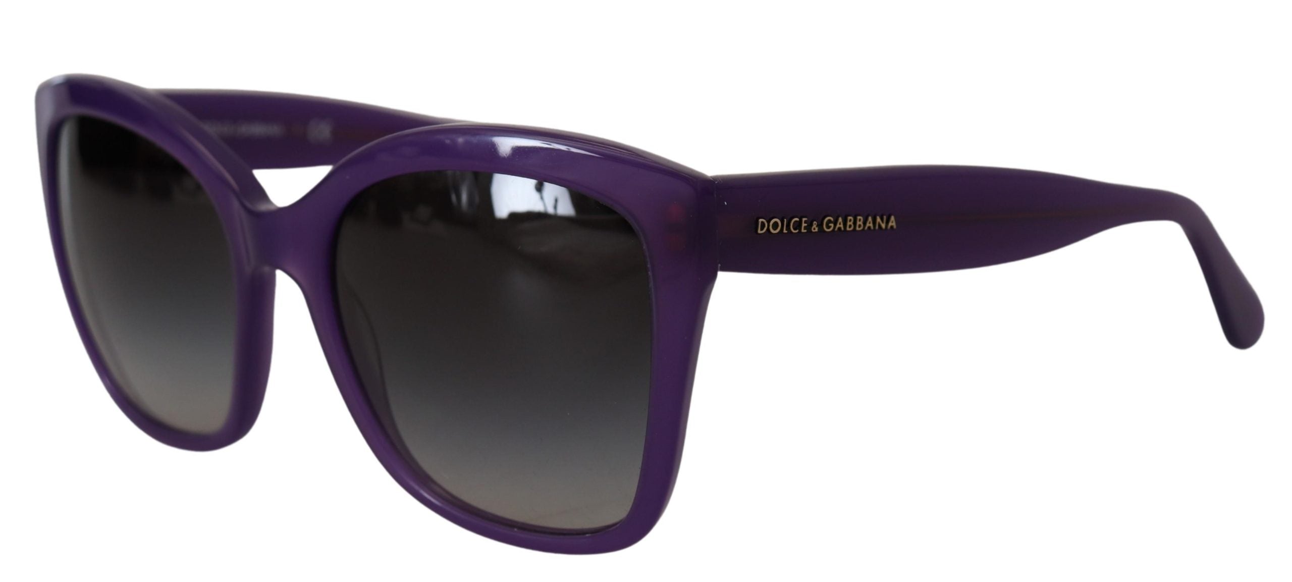 Dolce &amp; Gabbana – Elegante Sonnenbrille mit violetten Verlaufsgläsern