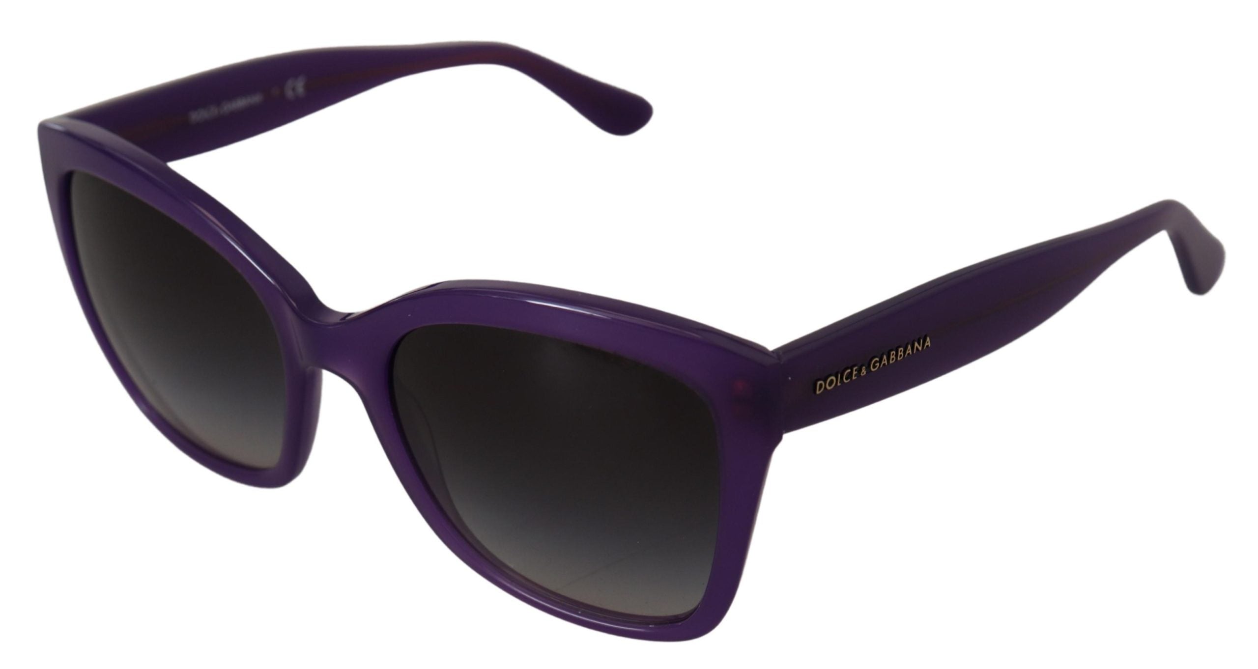 Dolce &amp; Gabbana – Elegante Sonnenbrille mit violetten Verlaufsgläsern