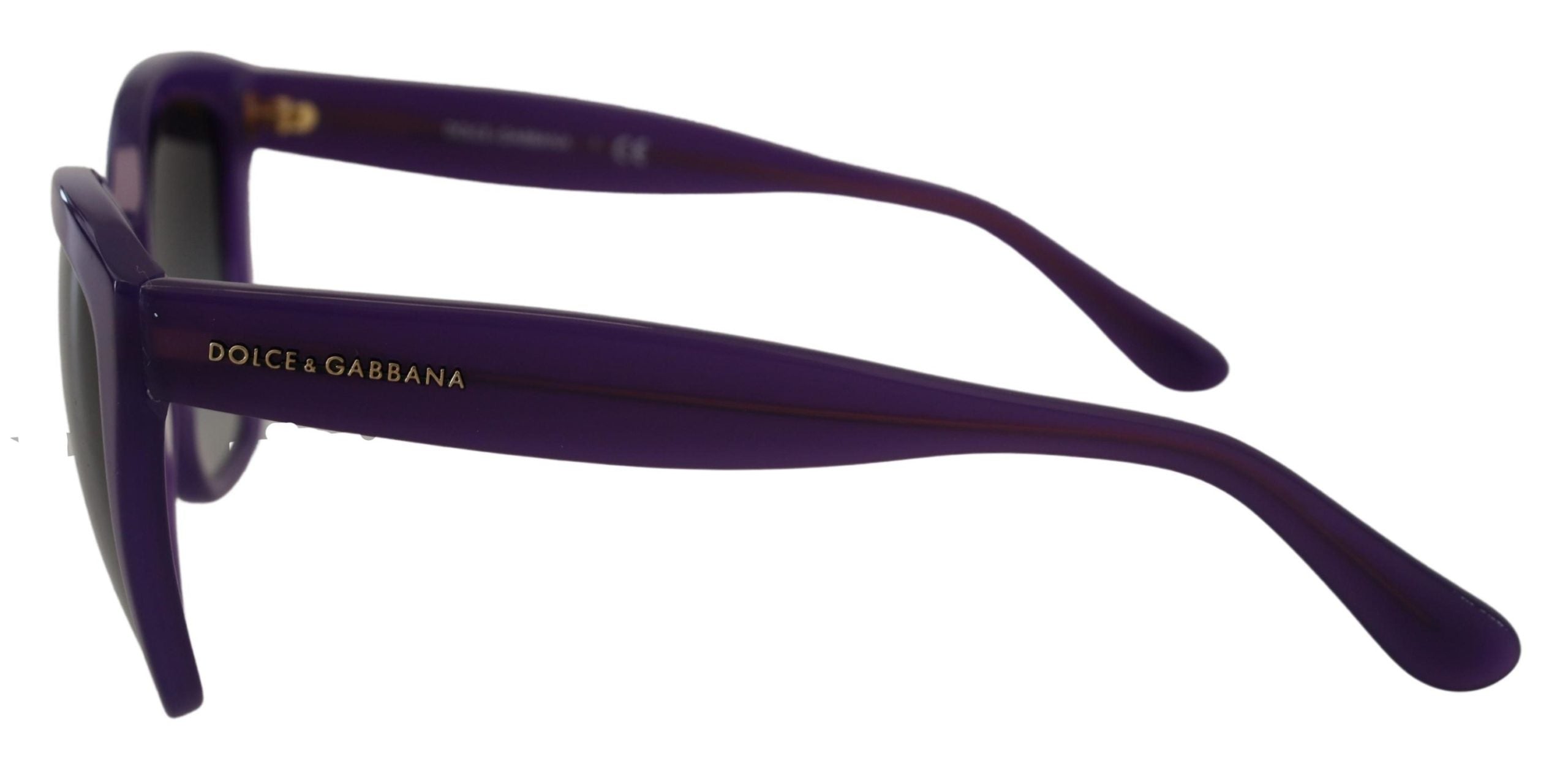 Dolce &amp; Gabbana – Elegante Sonnenbrille mit violetten Verlaufsgläsern