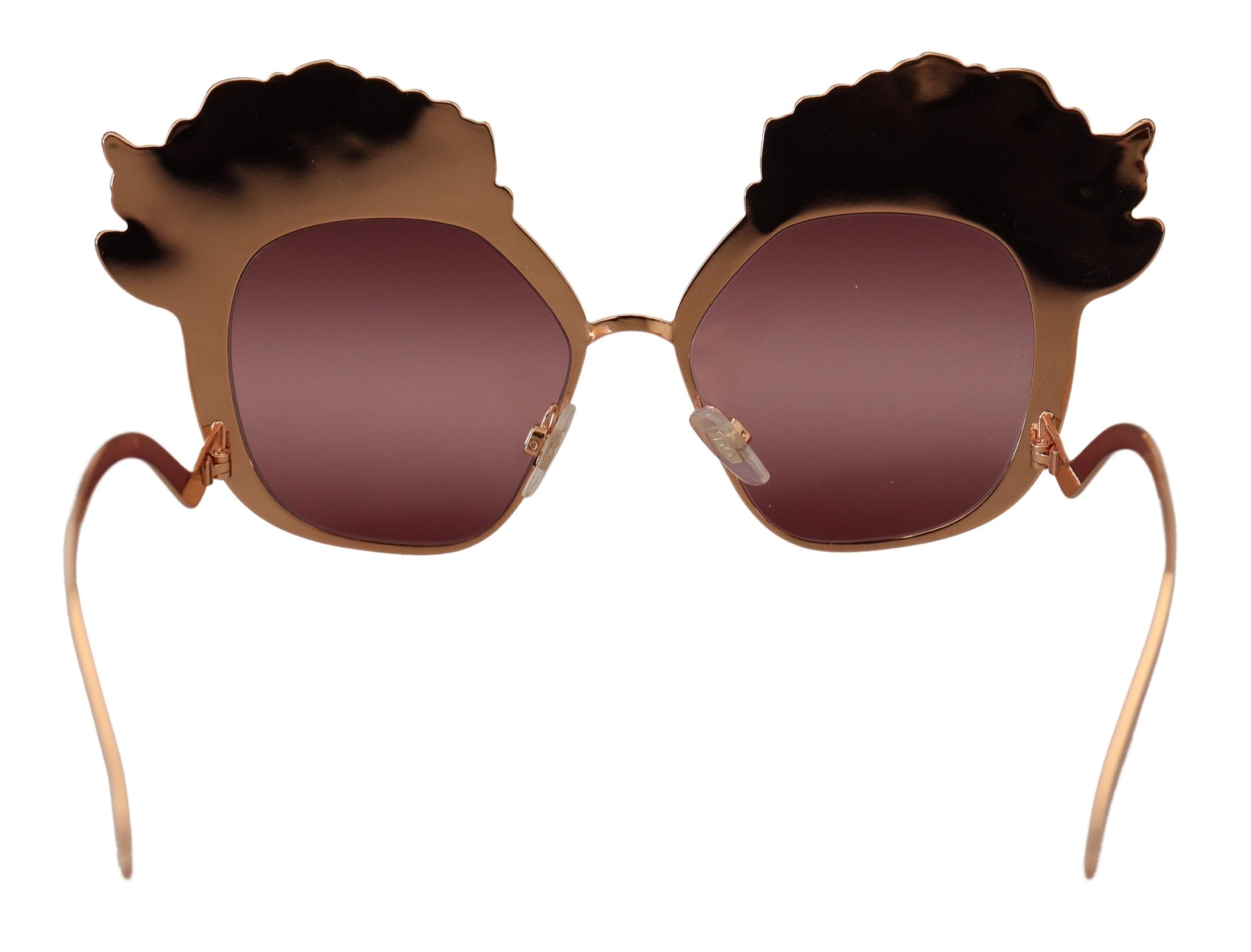 Dolce &amp; Gabbana – Schicke Sonnenbrille mit Rosen-Paillettenstickerei