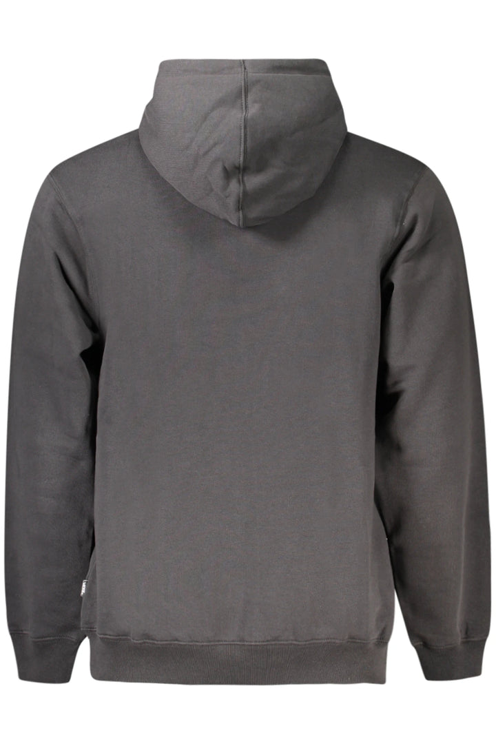 VANS MEN&#39;S BLACK ZIP-UP SWEATSHIRT