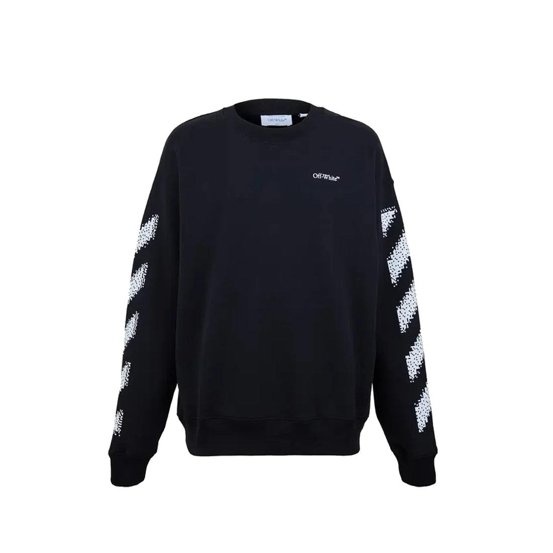 Off White Pixel Diag Sweatshirt
