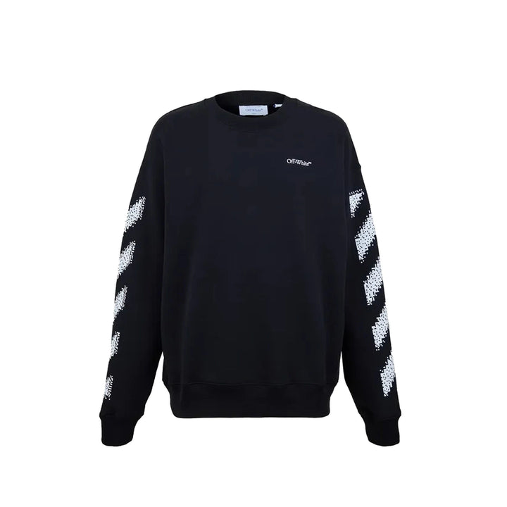 Off White Pixel Diag Sweatshirt