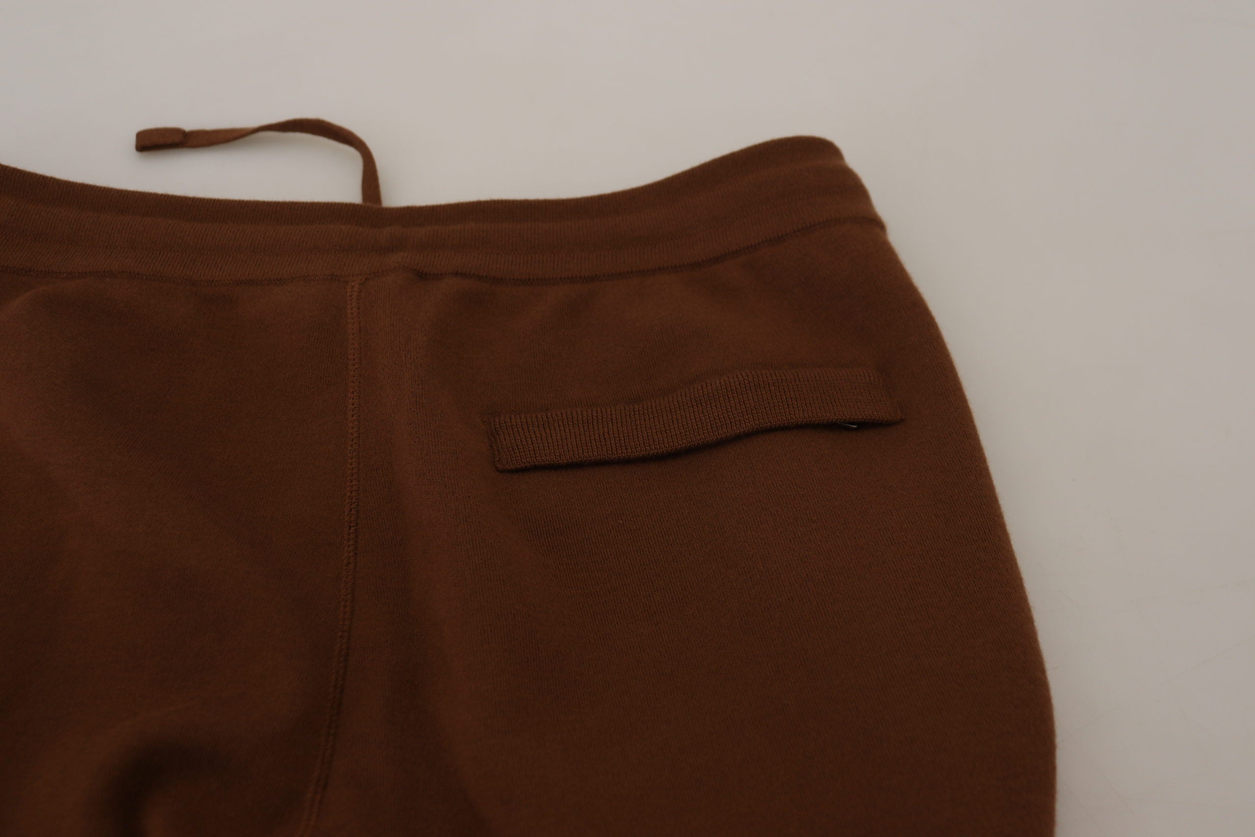 Dolce &amp; Gabbana Elegante Jogginghose aus braunem Kaschmir