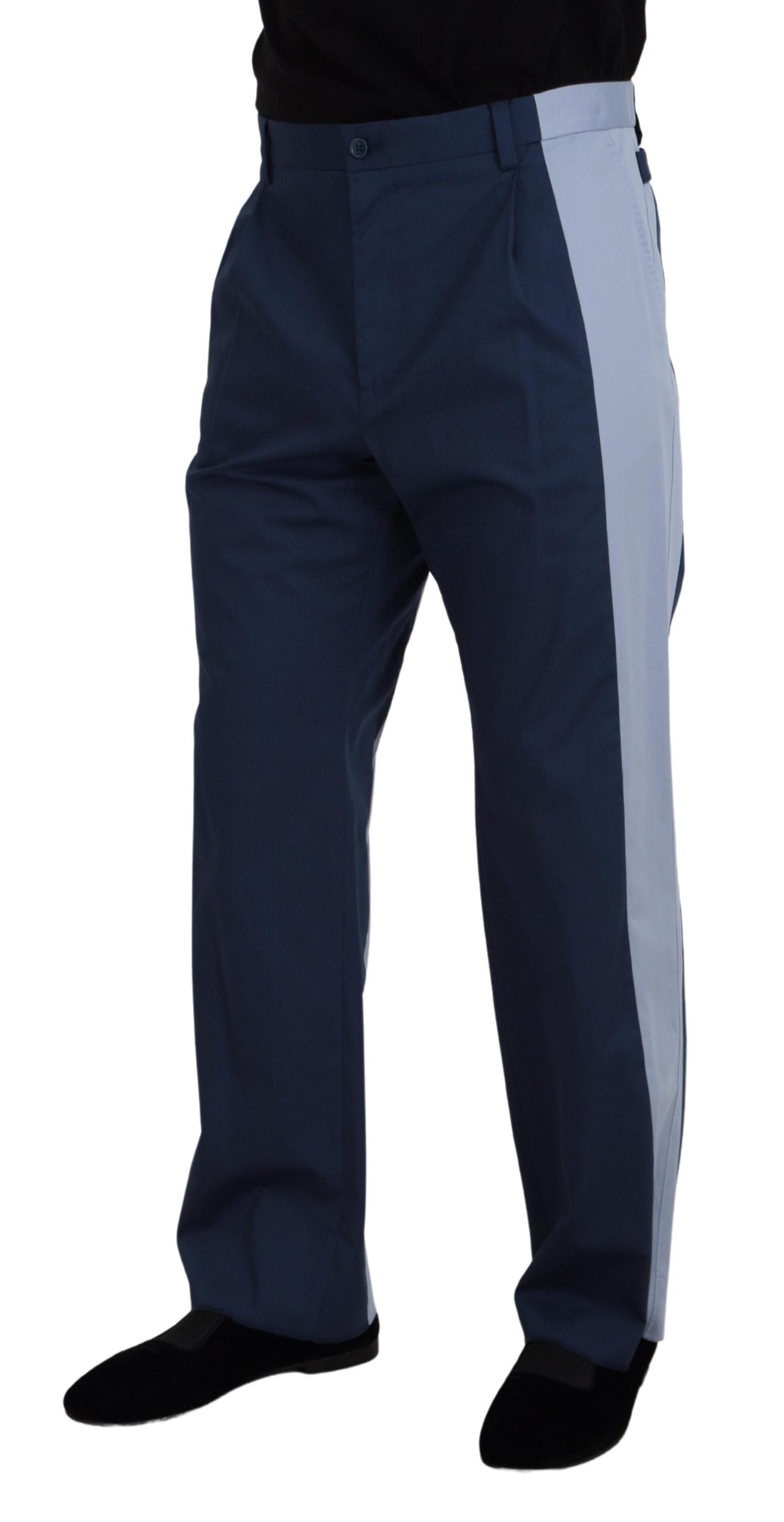 Dolce &amp; Gabbana Elegante blaue Hose aus Baumwollmischung für Herren