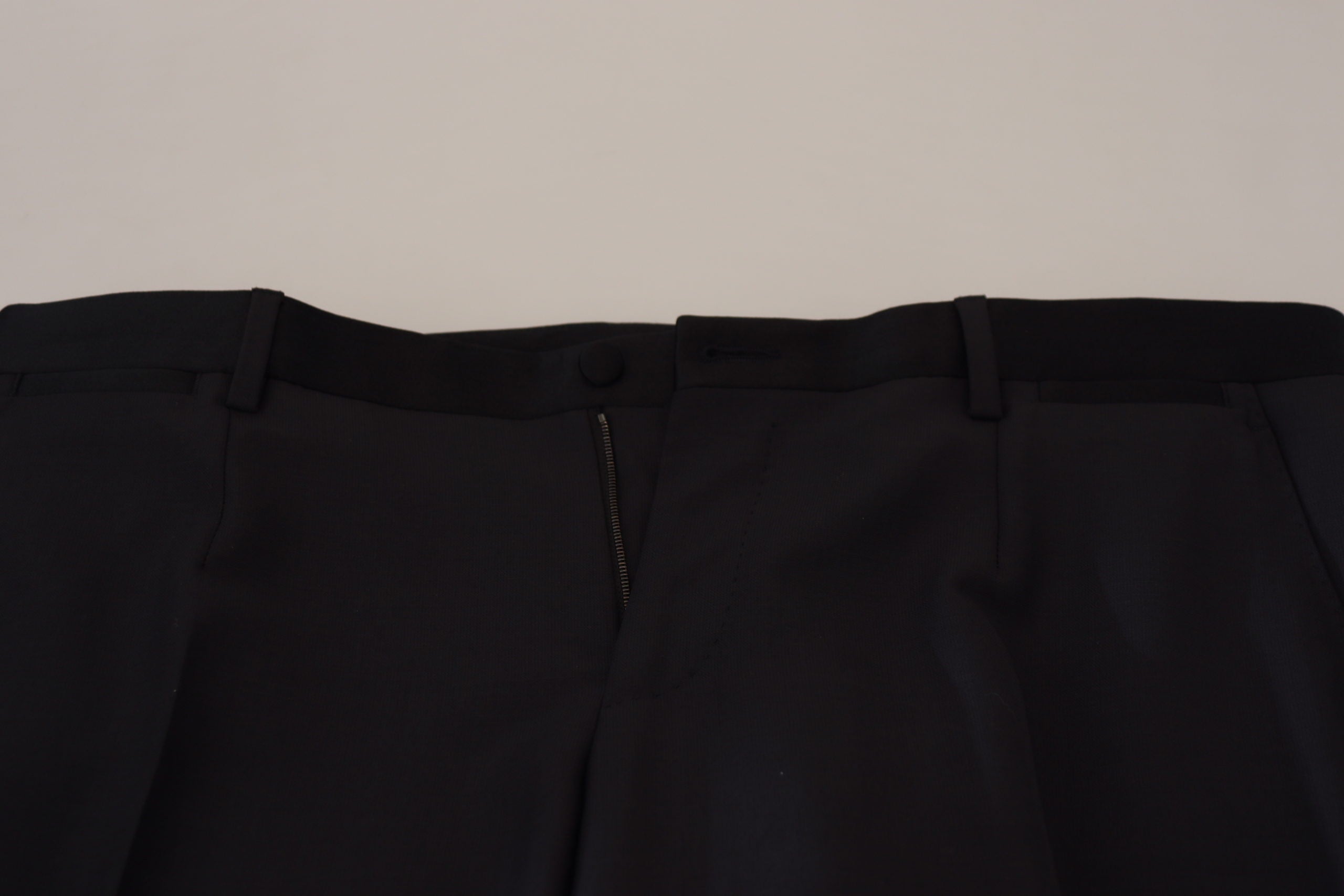 Dolce &amp; Gabbana Elegante schwarze Hose aus Wollmischung