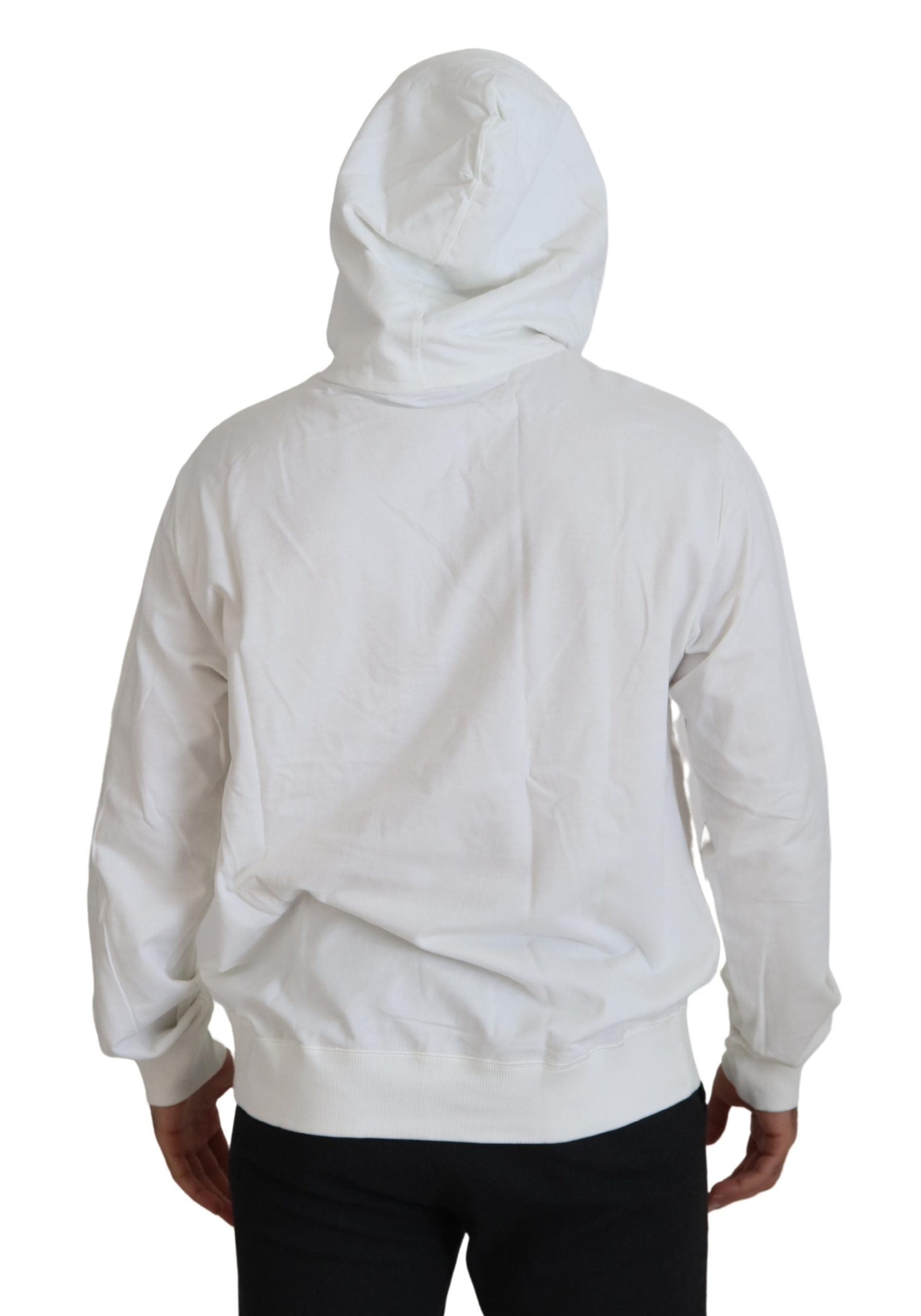 Superbe pull à capuche blanc Dolce &amp; Gabbana