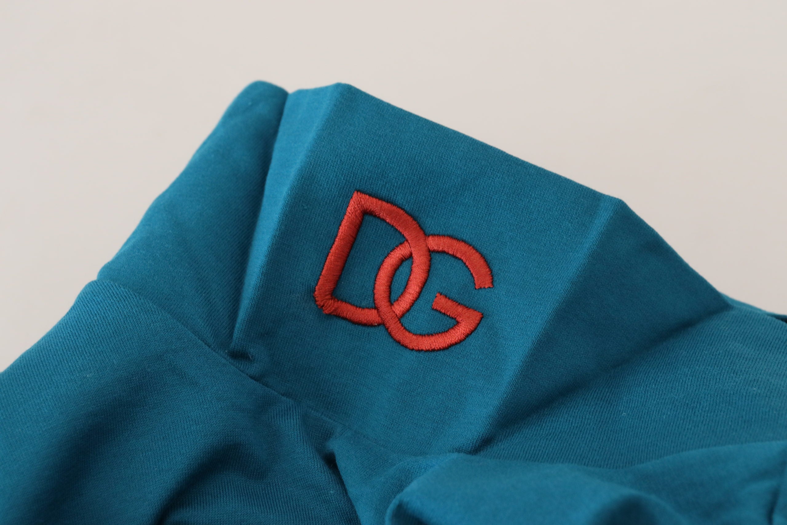 Dolce &amp; Gabbana Eleganter blauer Baumwollpullover